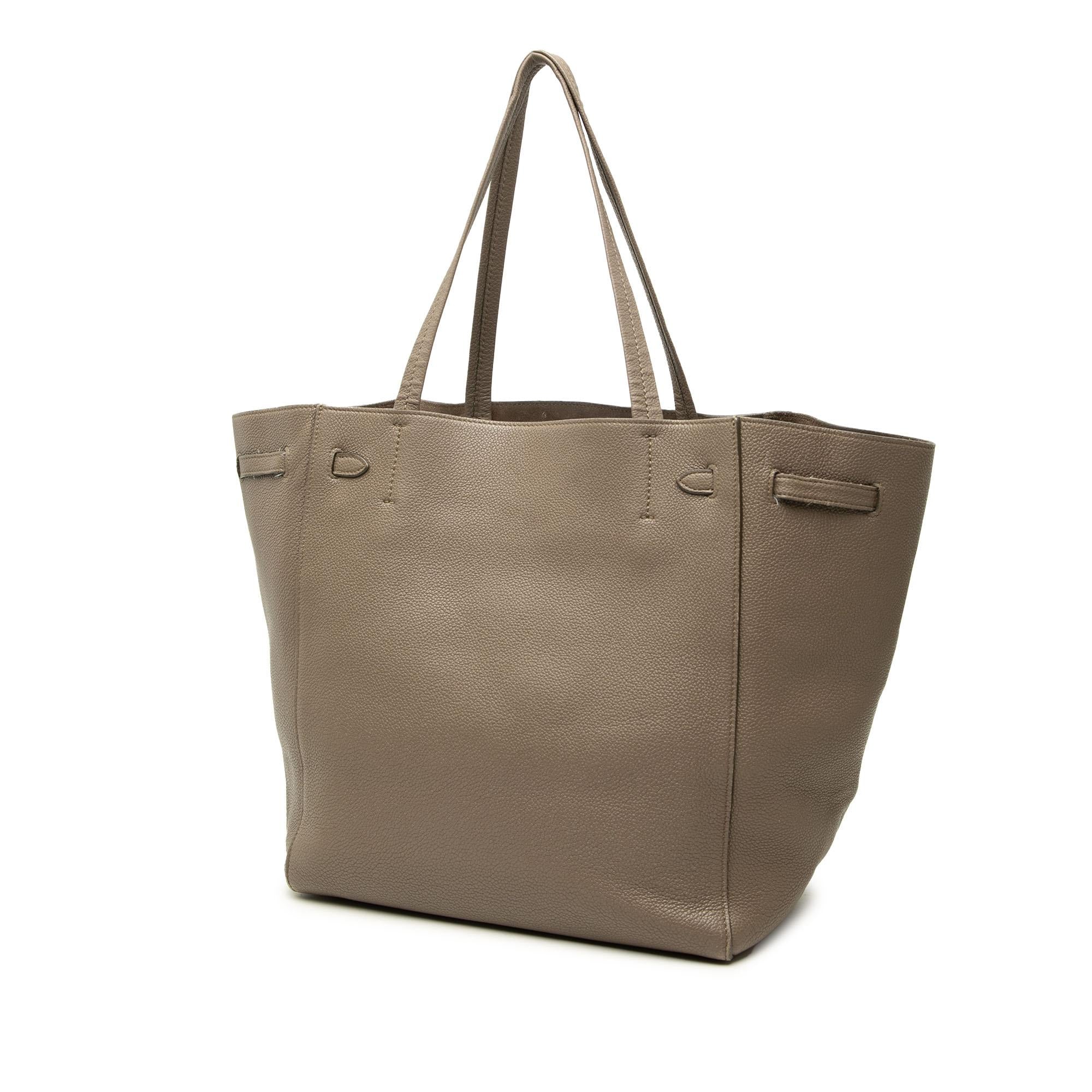 Celine Small Grained Calfskin Phantom Cabas Tote