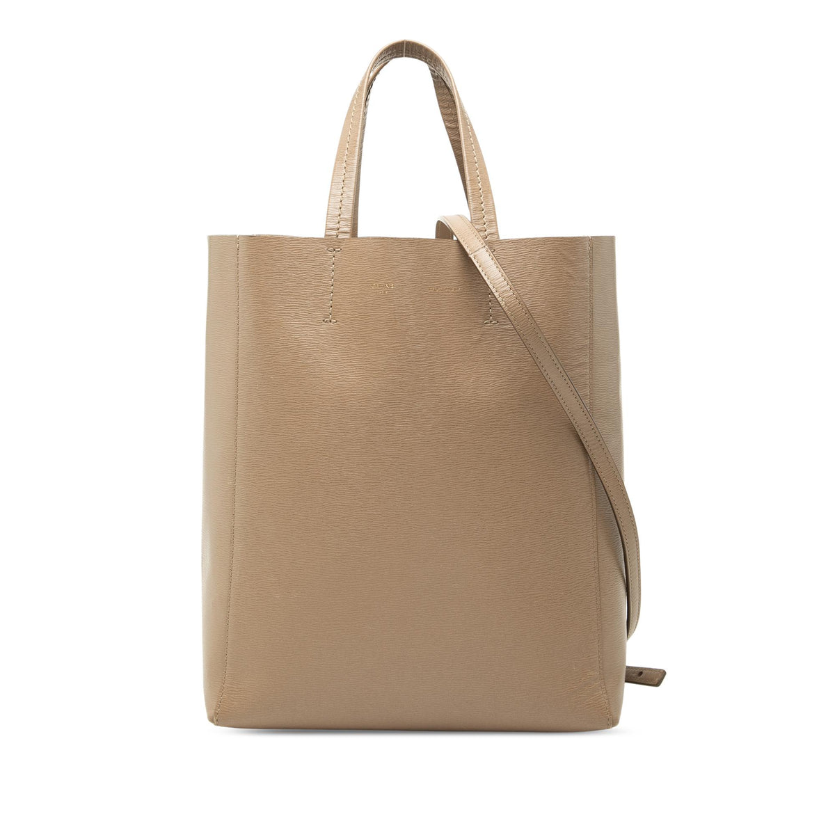 Celine Small Grained Calfskin Vertical Cabas Tote