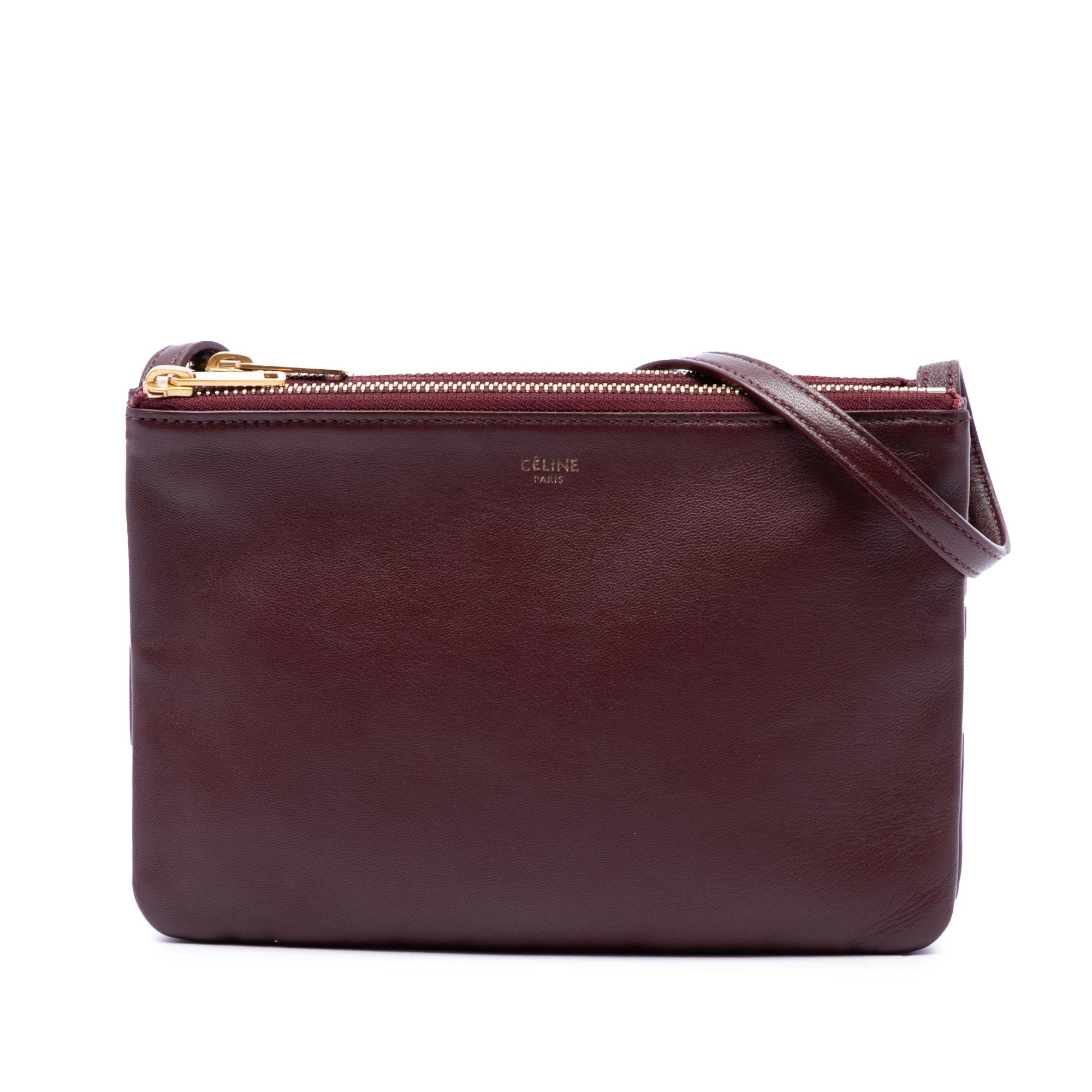 Celine Small Lambskin Trio Crossbody