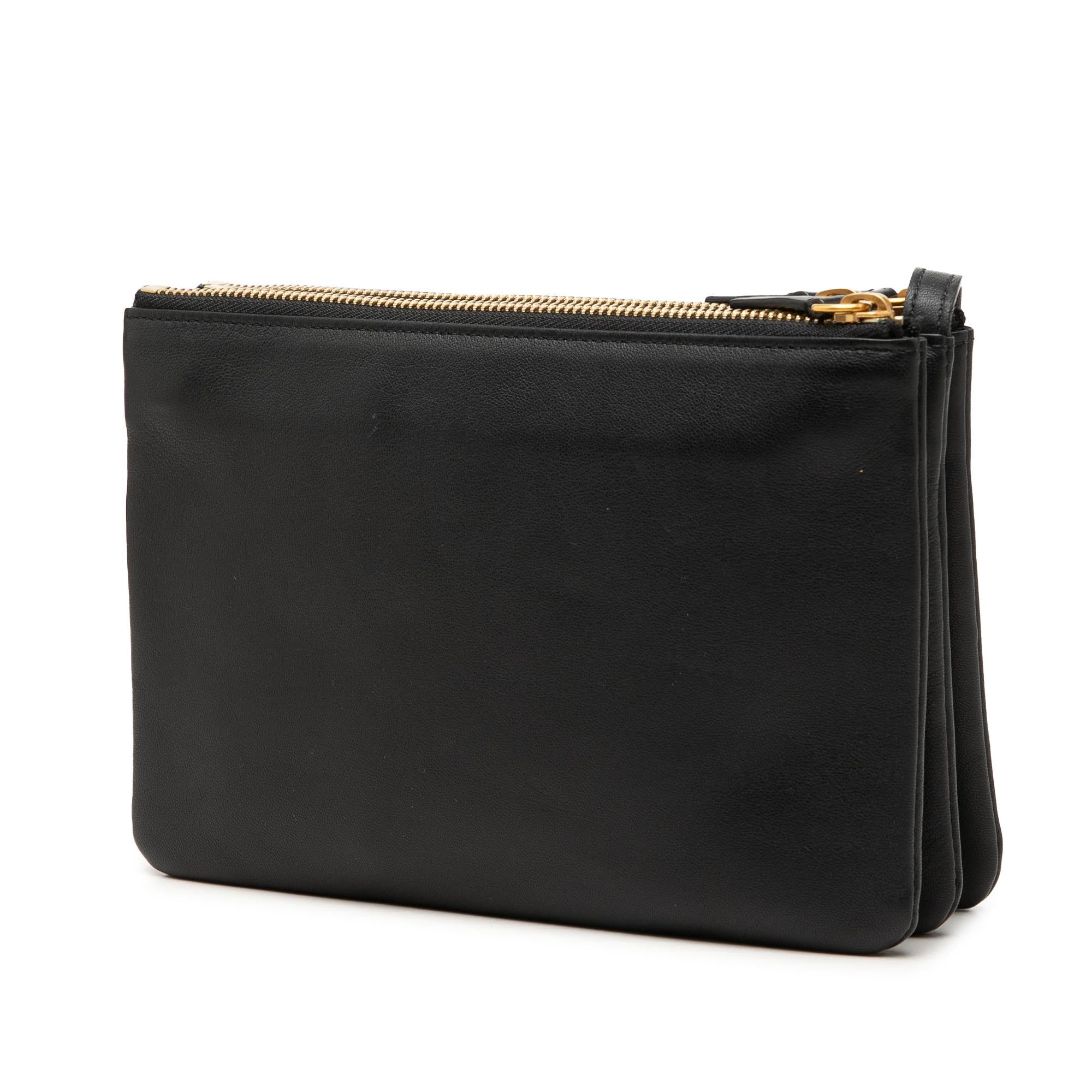 Celine Small Lambskin Trio Crossbody