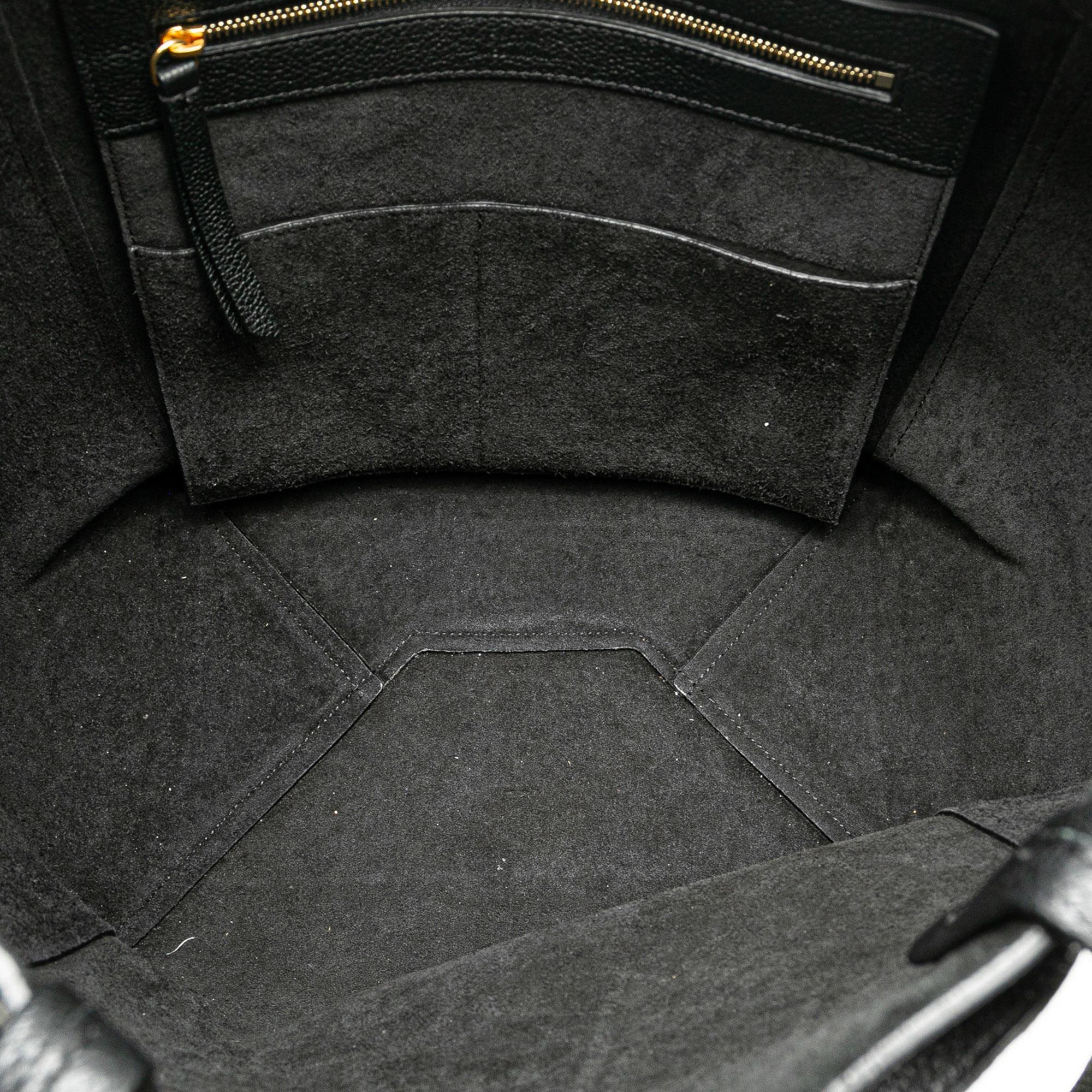 Celine Small Leather Phantom Cabas Tote (SHG-C1oP9e)