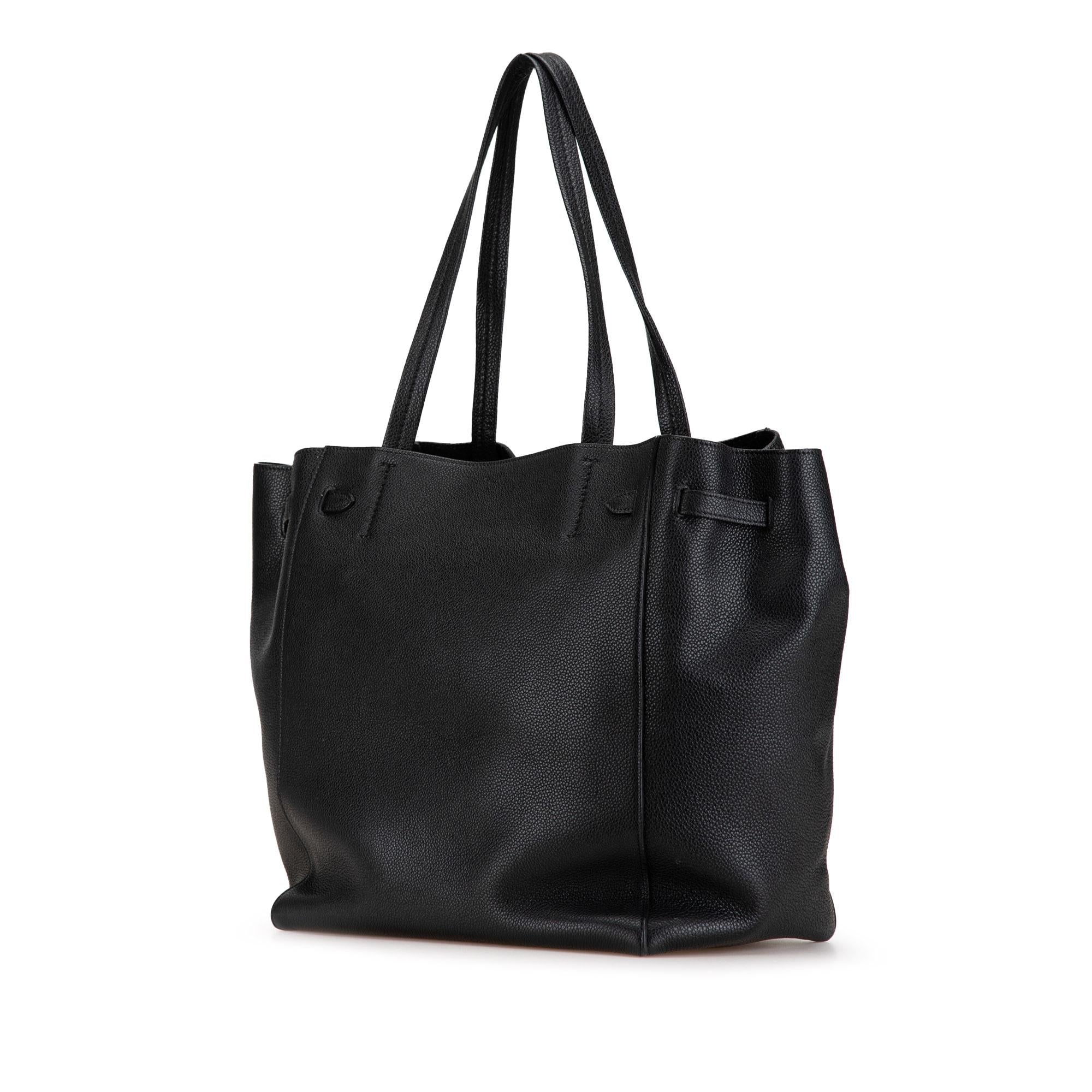 Celine Small Leather Phantom Cabas Tote (SHG-C1oP9e)
