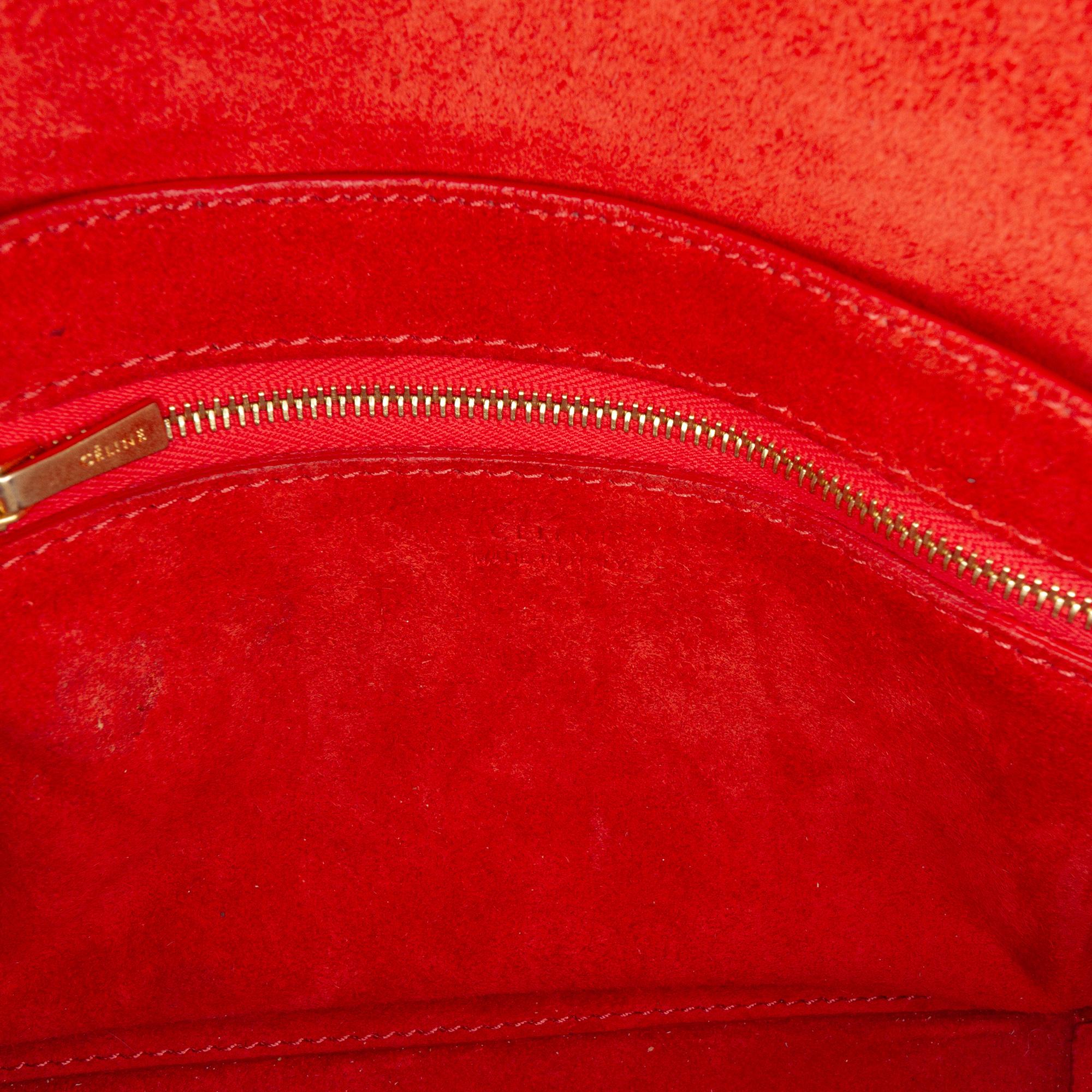 Celine Small Leather Seau Sangle Bucket Bag