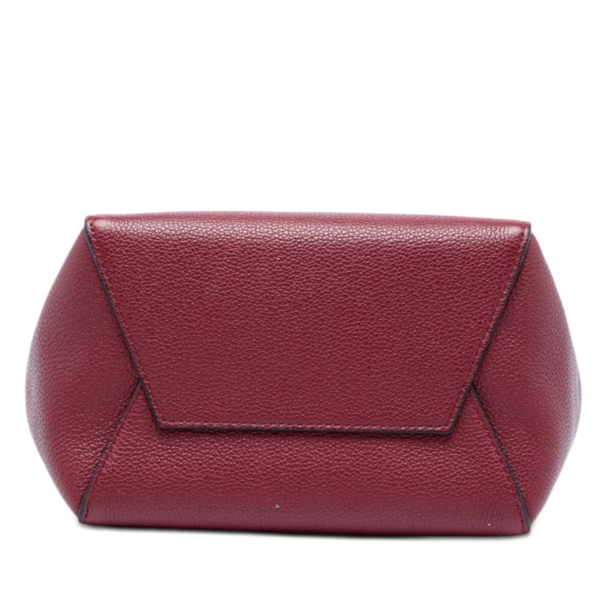 Celine Small Leather Seau Sangle Bucket Bag