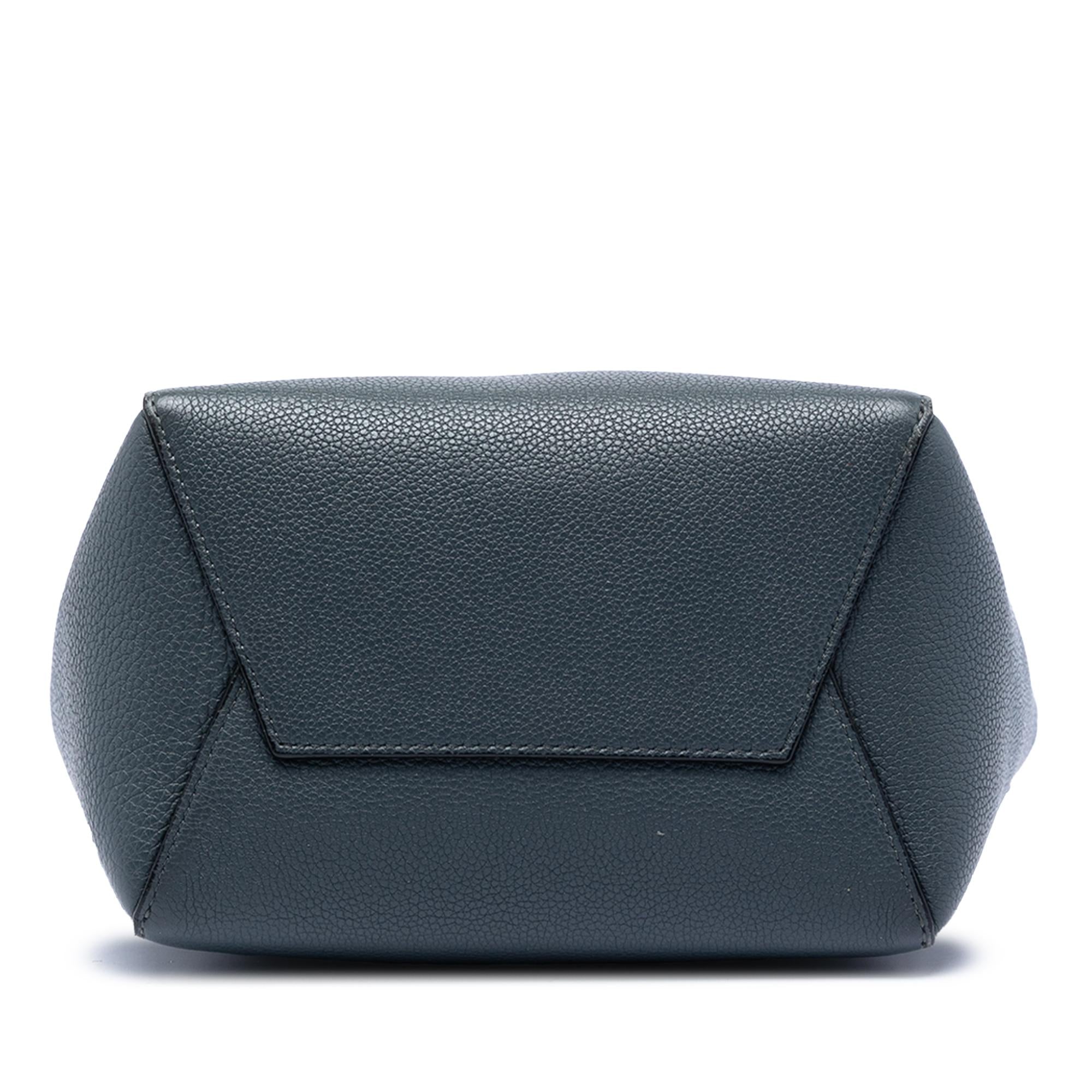 Celine Small Soft Grained Calfskin Seau Sangle Bucket Bag