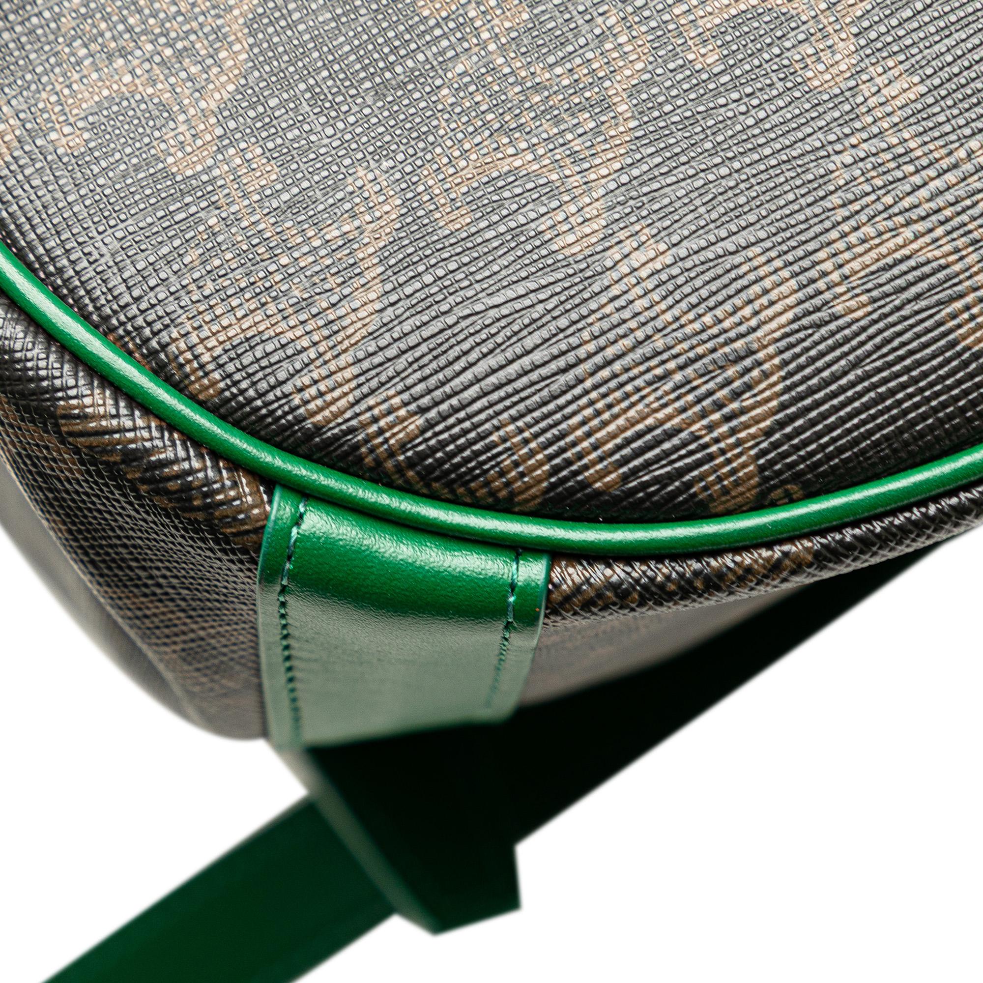 Celine Small Triomphe Coated Canvas Drawstring Bucket Bag