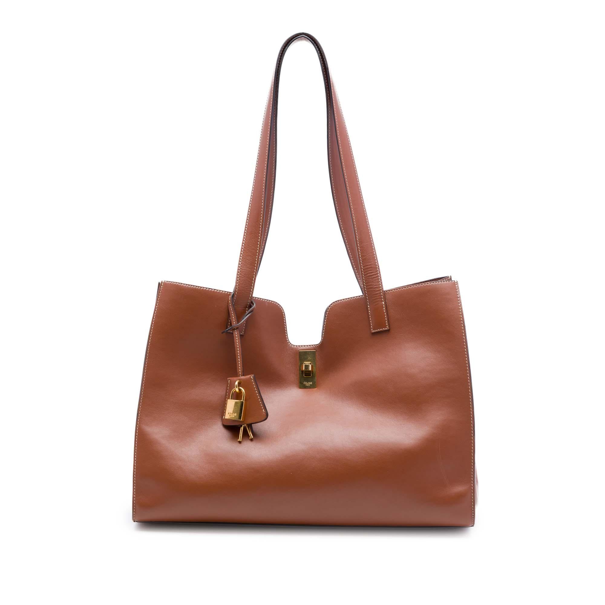 Celine Smooth Calfskin Cabas 16 Tote