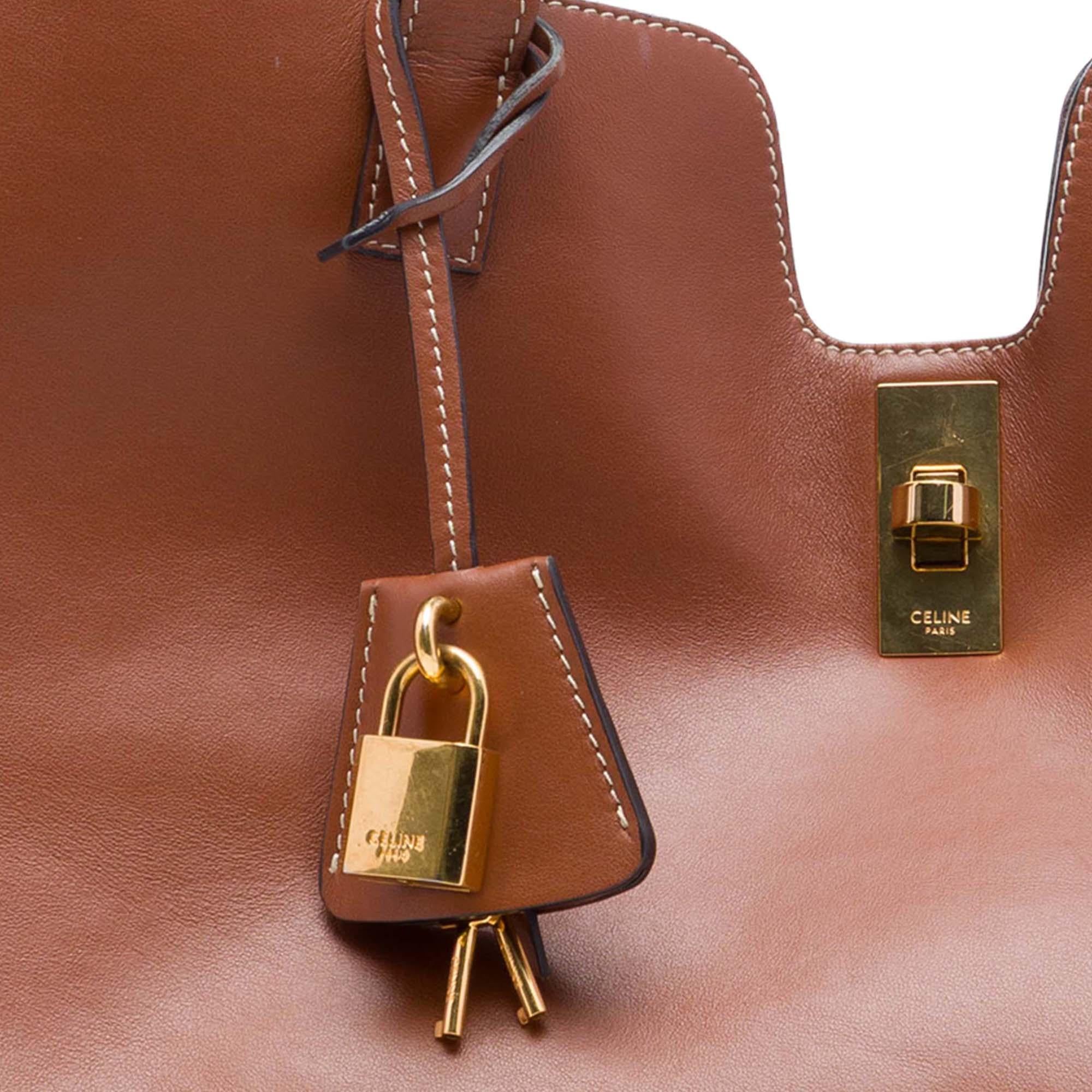 Celine Smooth Calfskin Cabas 16 Tote