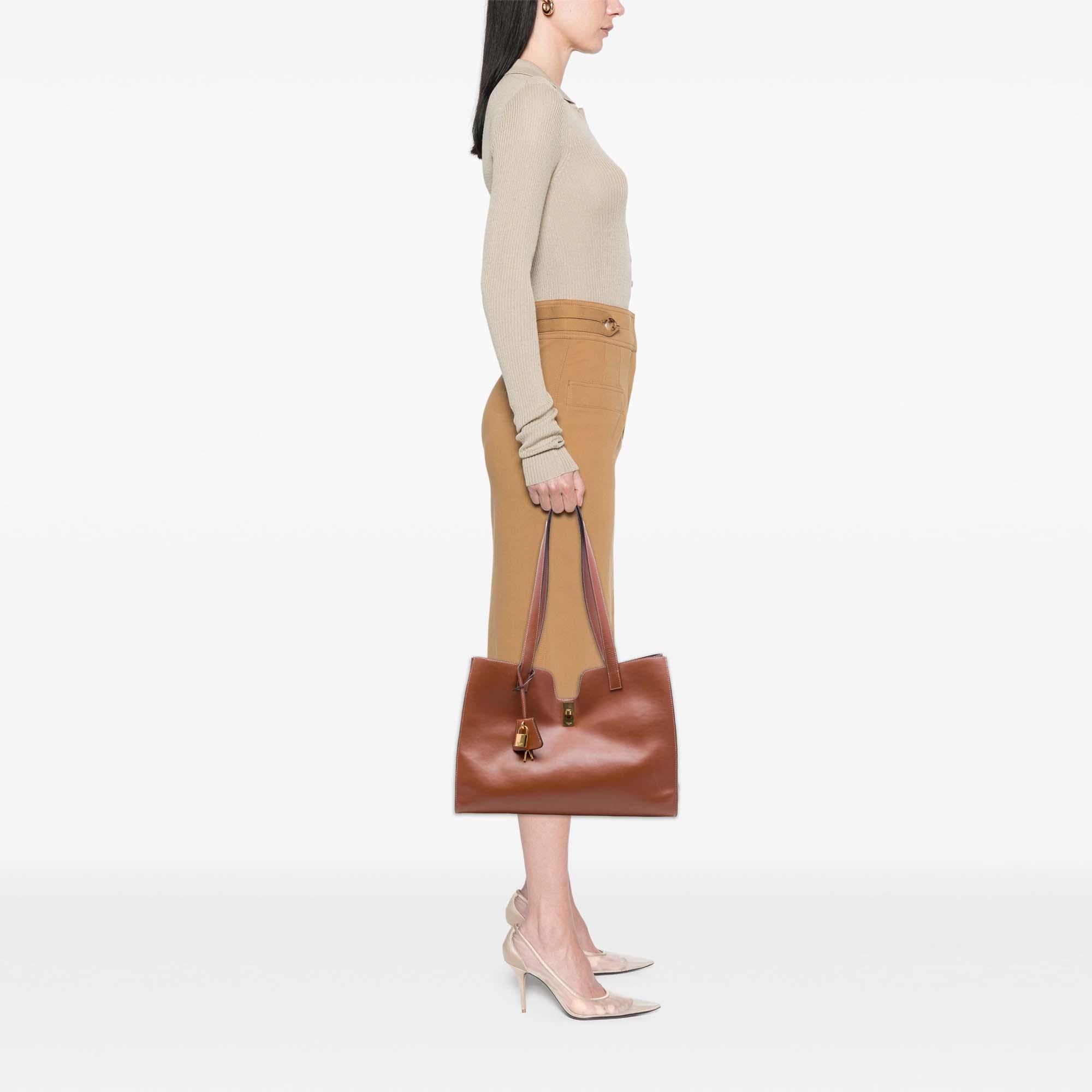 Celine Smooth Calfskin Cabas 16 Tote