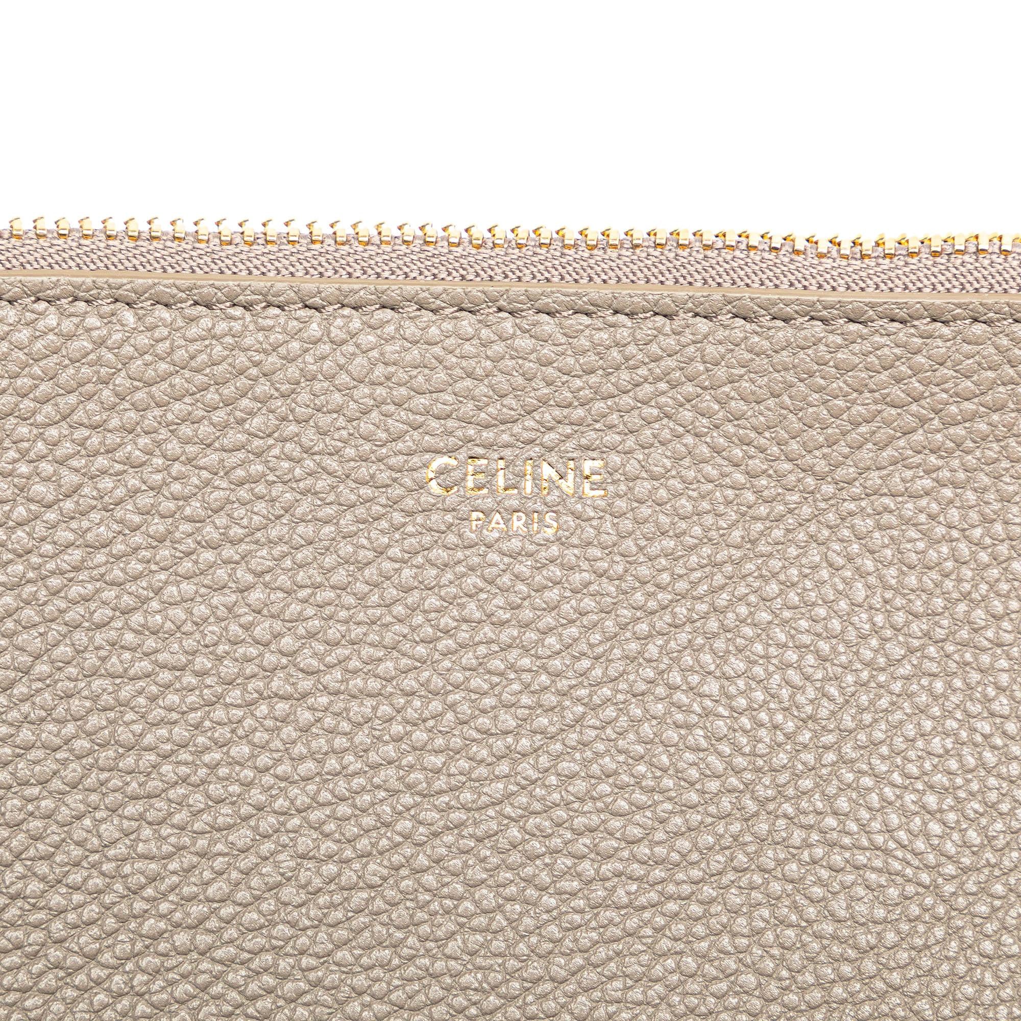 Celine Supple Grained Calfskin Bucket 16 (SHG-9GwFen)