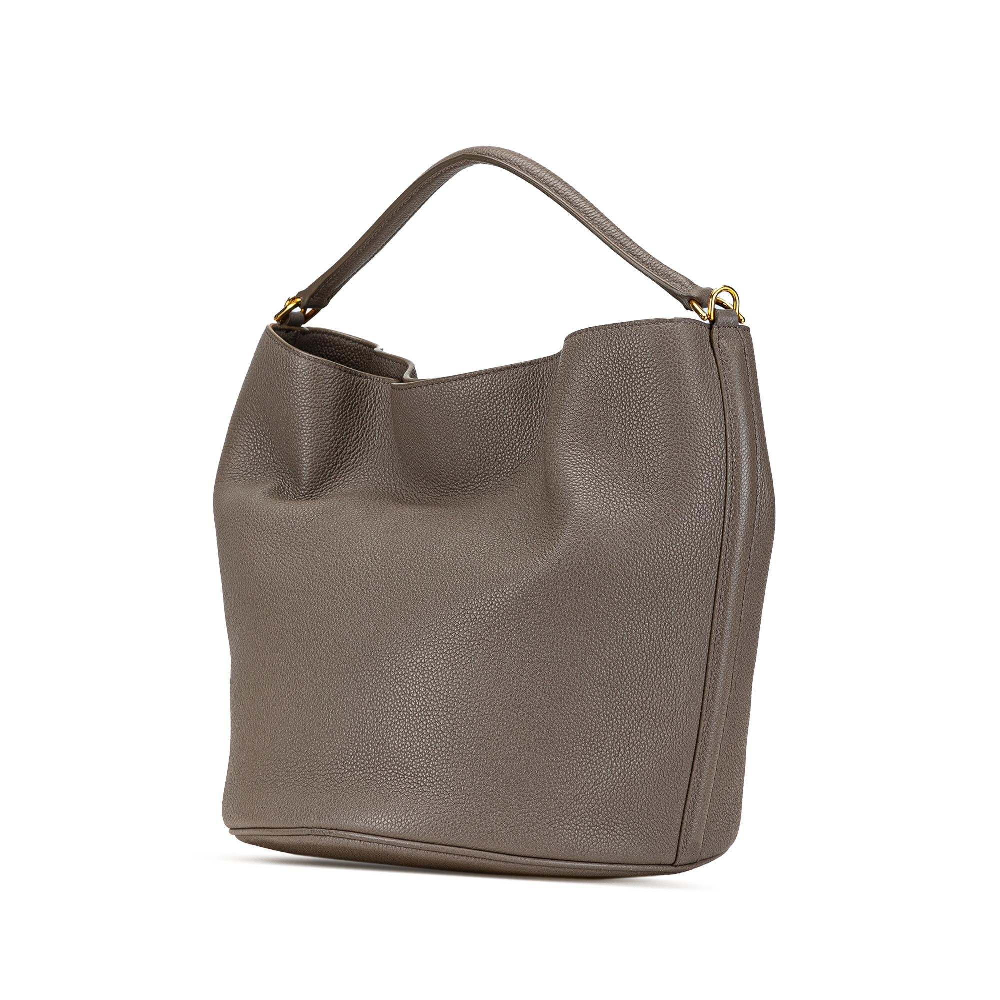 Celine Supple Grained Calfskin Bucket 16