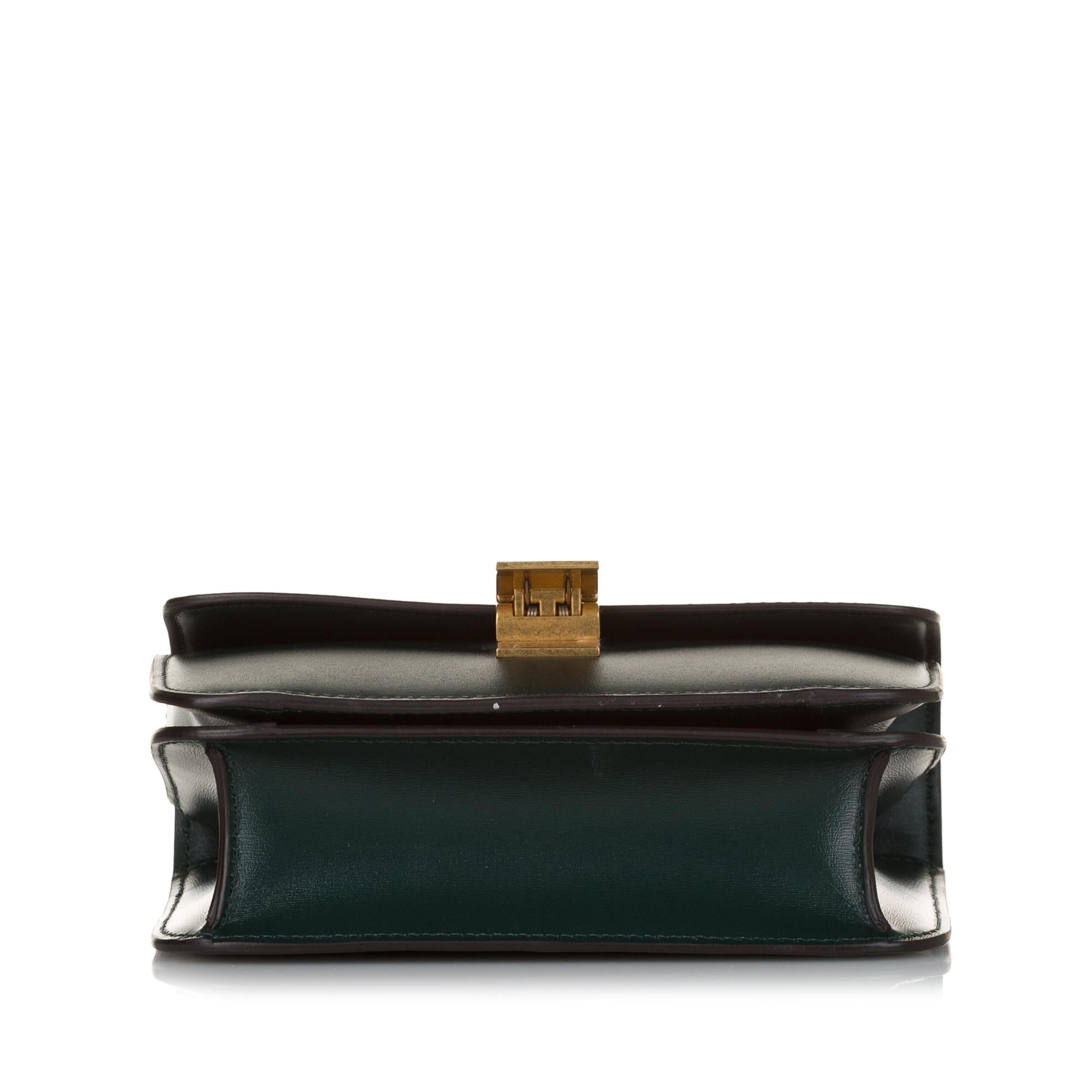 Celine Teen Classic Box Leather Crossbody Bag (SHG-UjQyal)