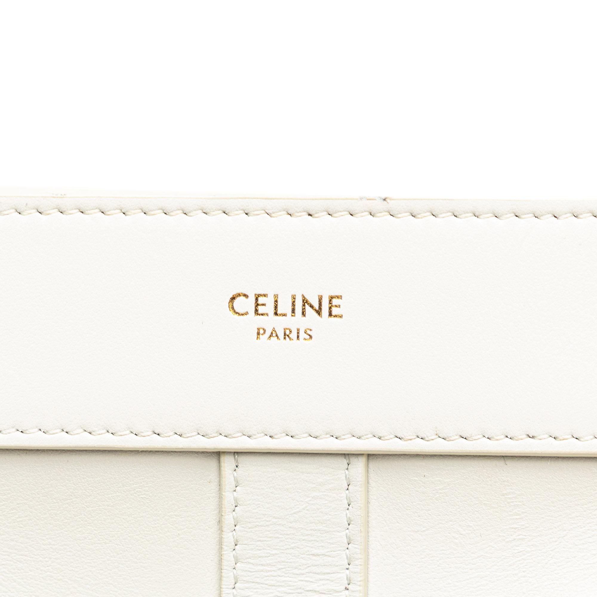 Celine Teen Leather Cabas De France Crossbody