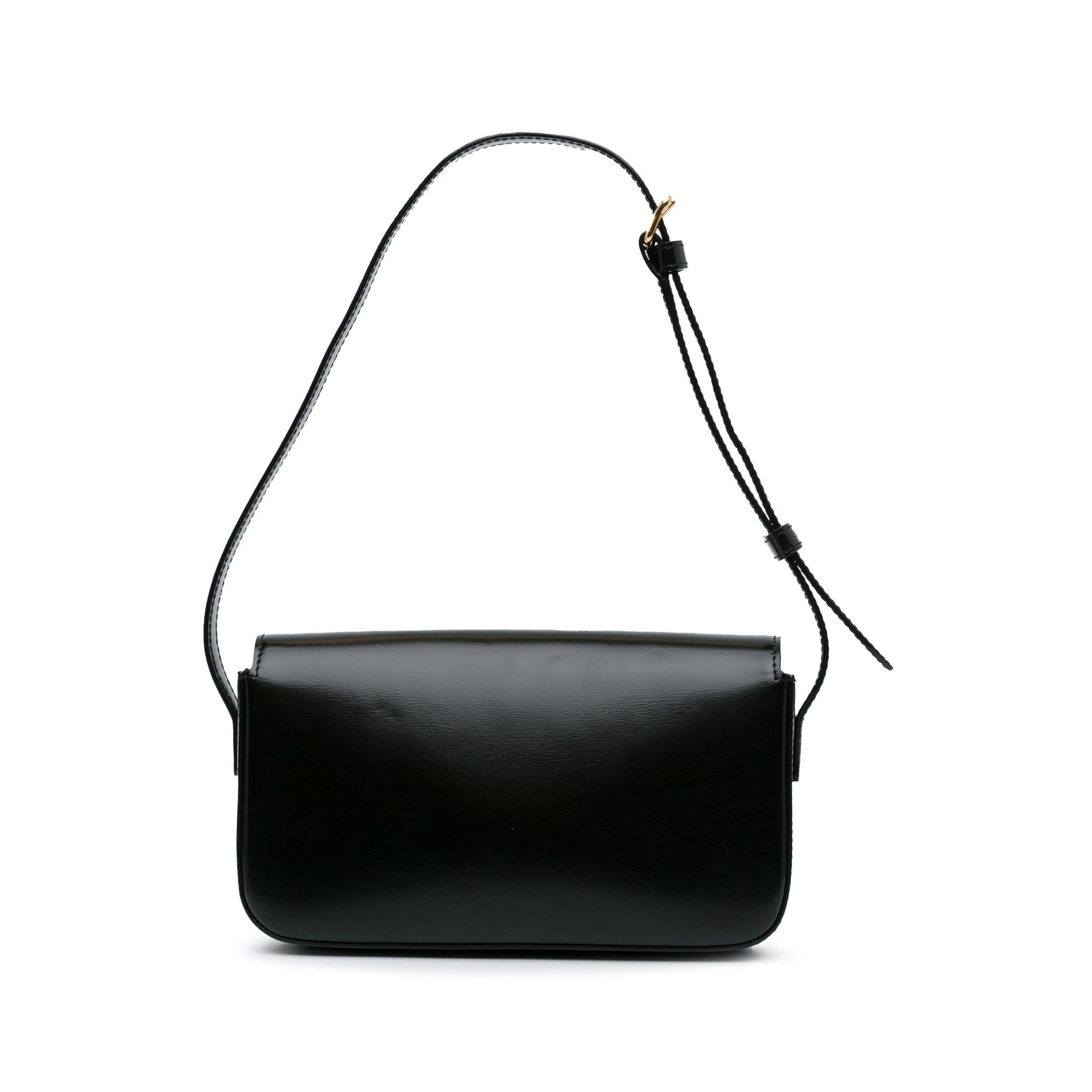 Celine Teen Shiny Calfskin Triomphe Bag (SHG-4GpLjn)