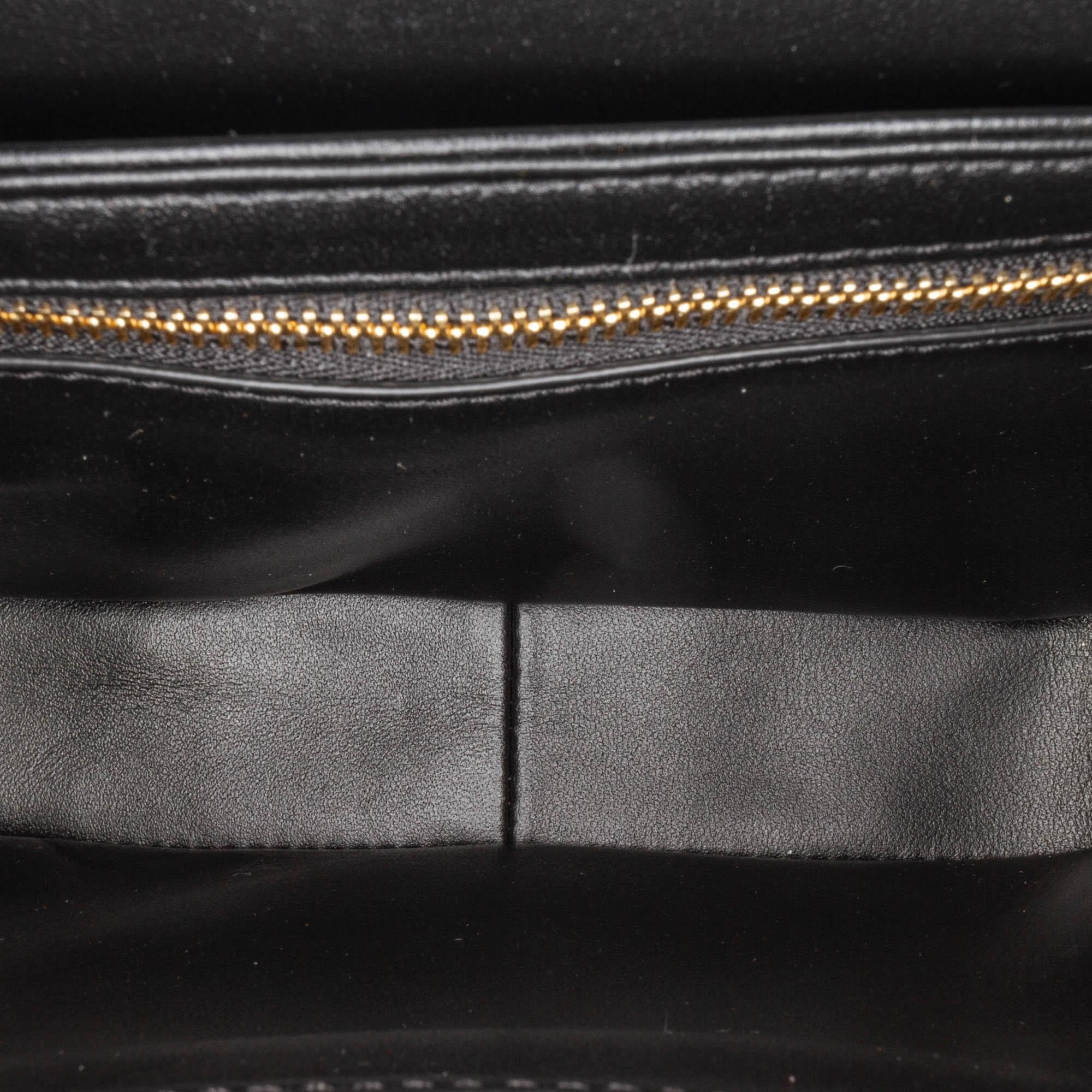 Celine Teen Shiny Calfskin Triomphe Crossbody