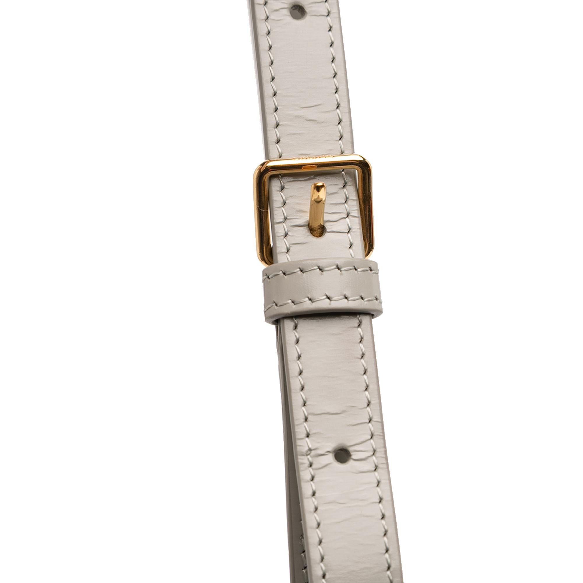 Celine Teen Shiny Calfskin Triomphe Crossbody