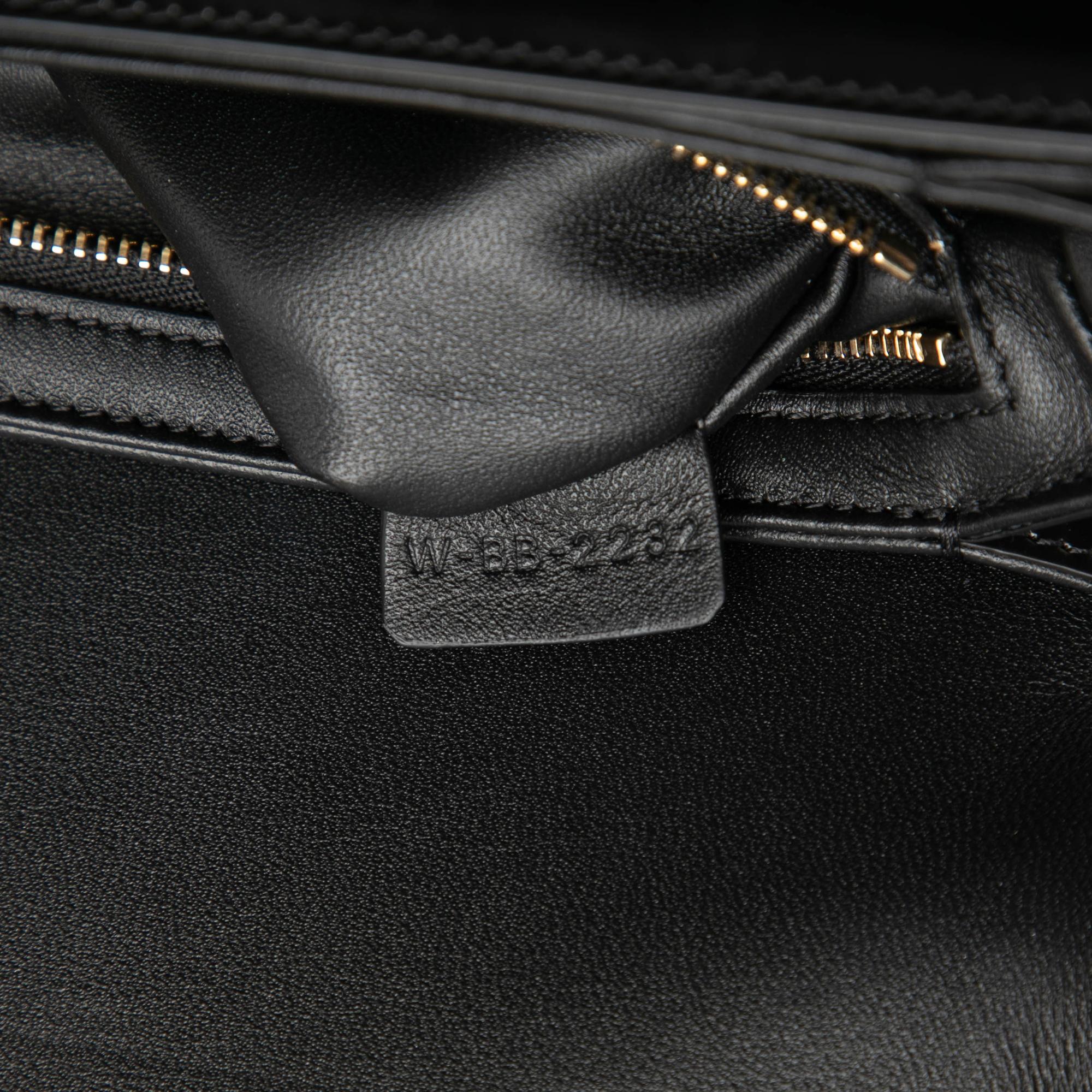 Celine Teen Shiny Calfskin Triomphe Crossbody