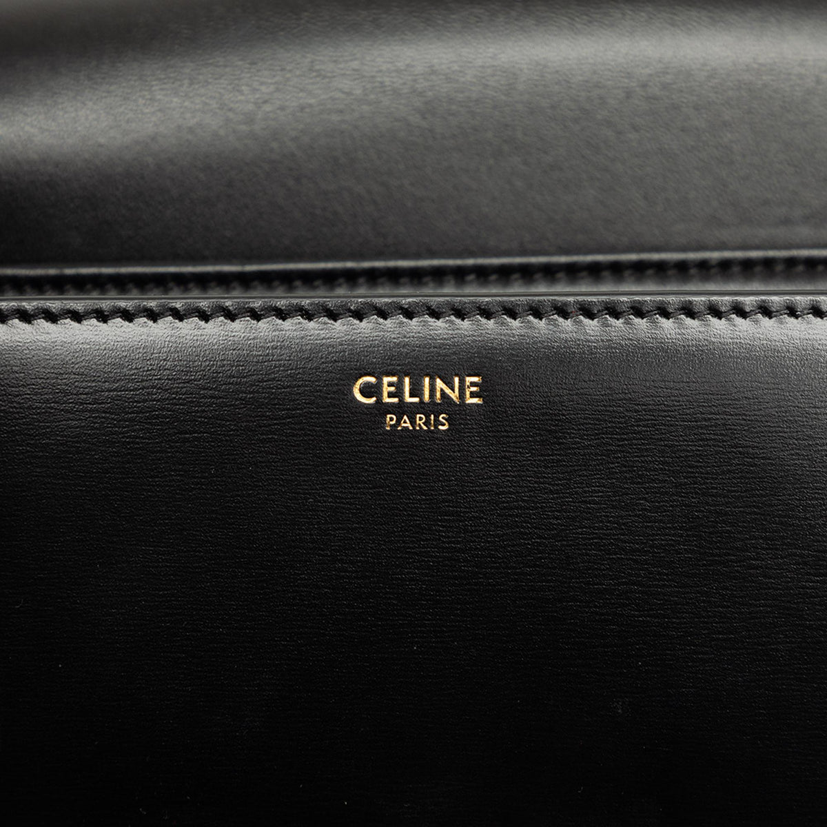 Celine Teen Shiny Calfskin Triomphe Crossbody