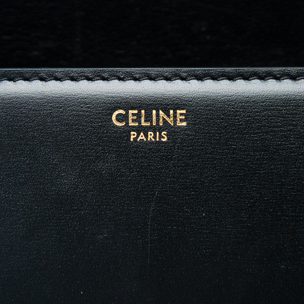 Celine Teen Shiny Calfskin Triomphe Crossbody