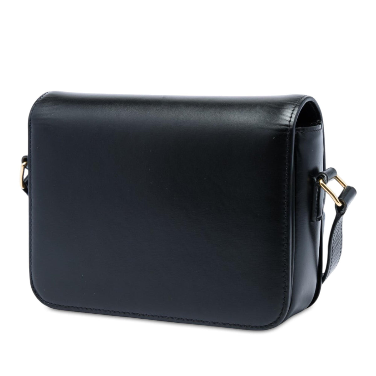 Celine Teen Shiny Calfskin Triomphe Crossbody