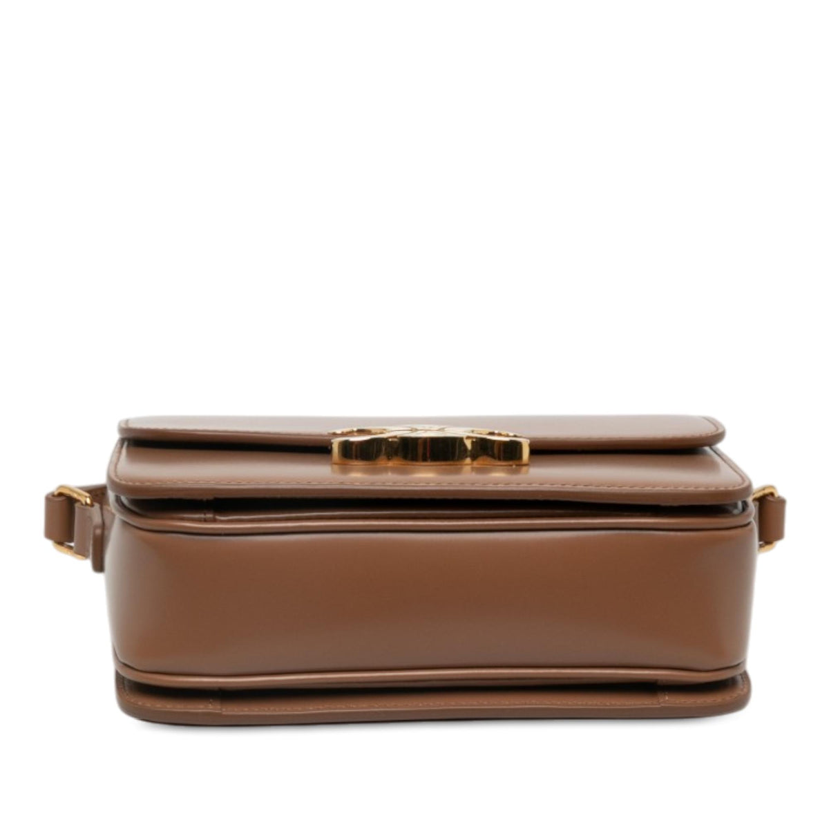 Celine Teen Shiny Calfskin Triomphe Crossbody