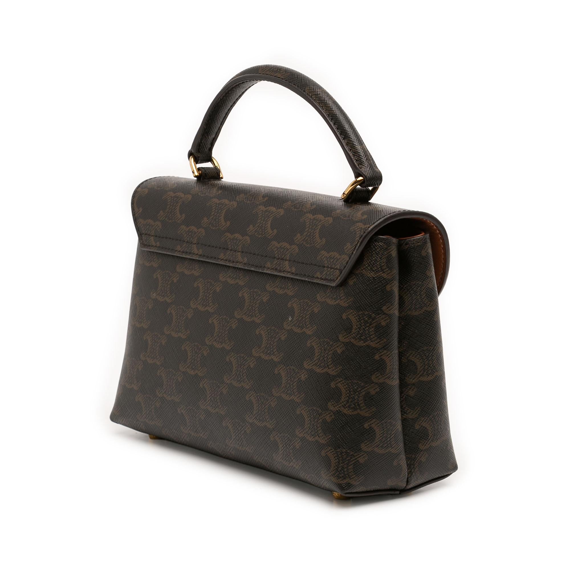 Celine Teen Triomphe Coated Canvas Nino Bag