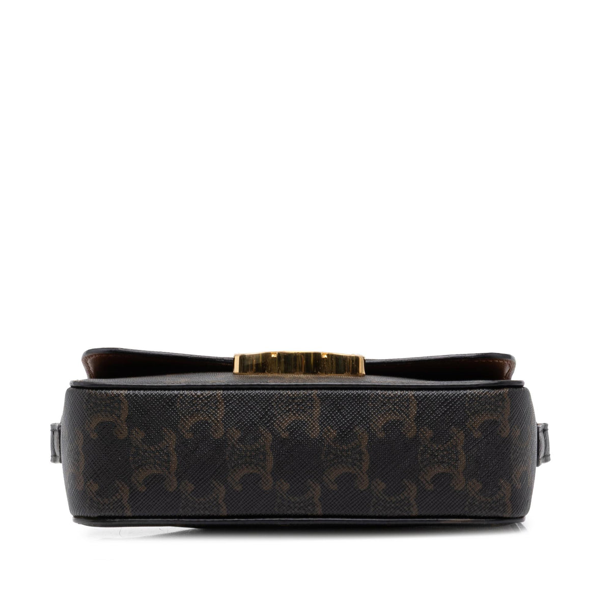 Celine Teen Triomphe Coated Canvas Triomphe Crossbody