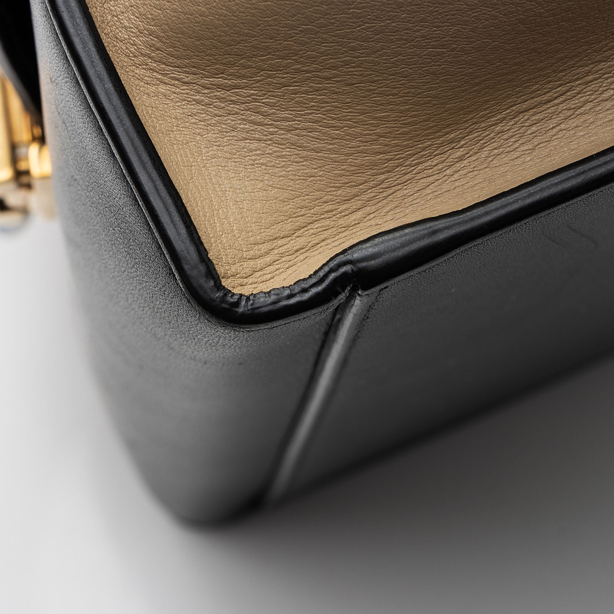 Celine Tricolor Calfskin Small Trapeze Bag