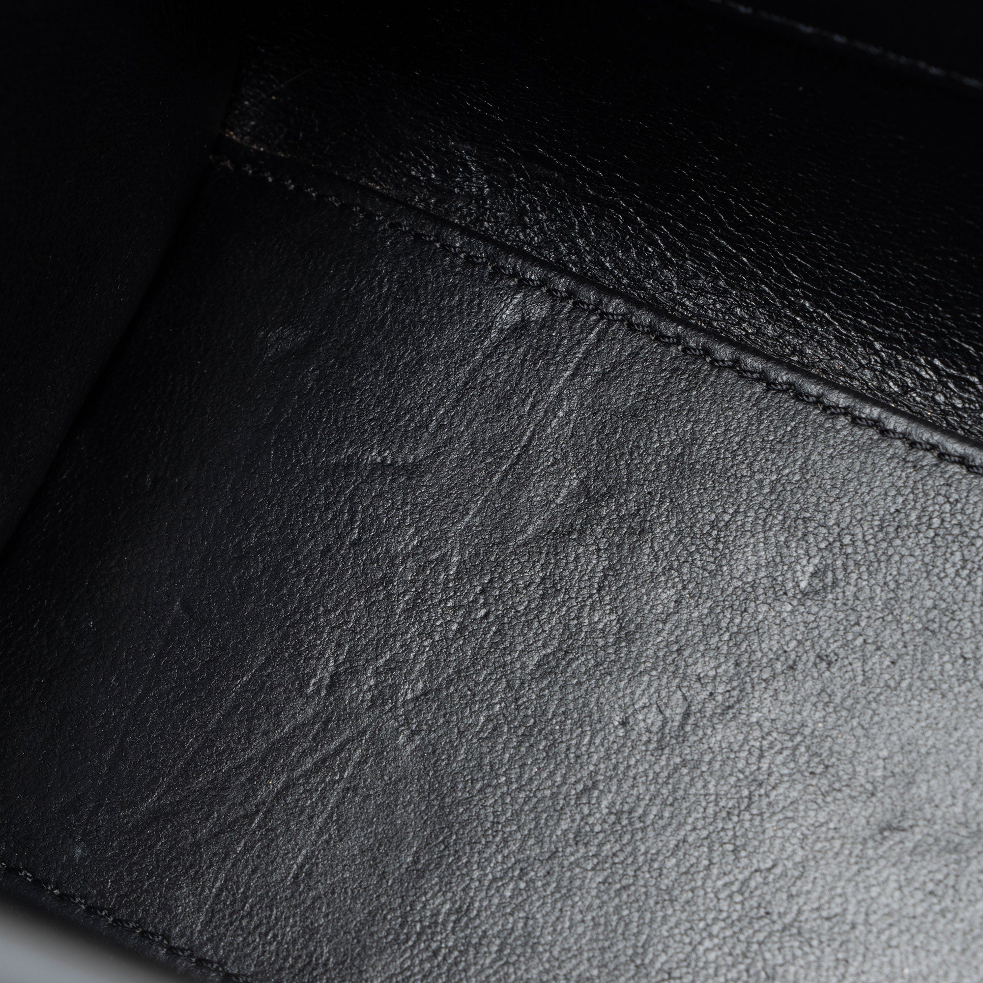 Celine Tricolor Drummed Calfskin Nano Luggage Tote