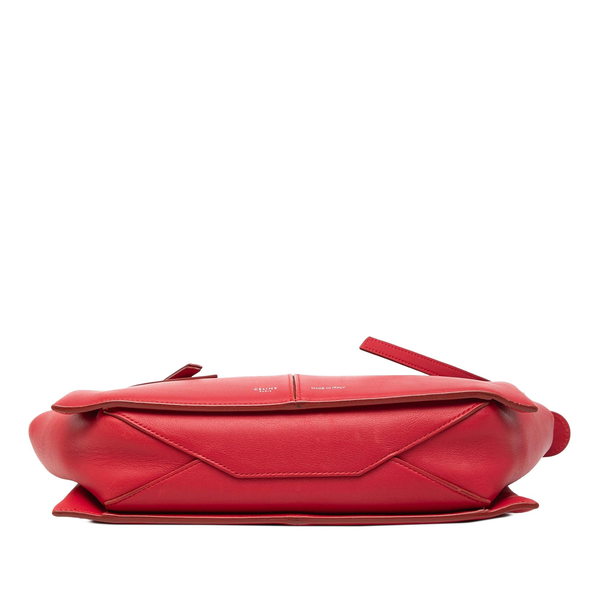 Celine Trifold Leather Clutch On Chain