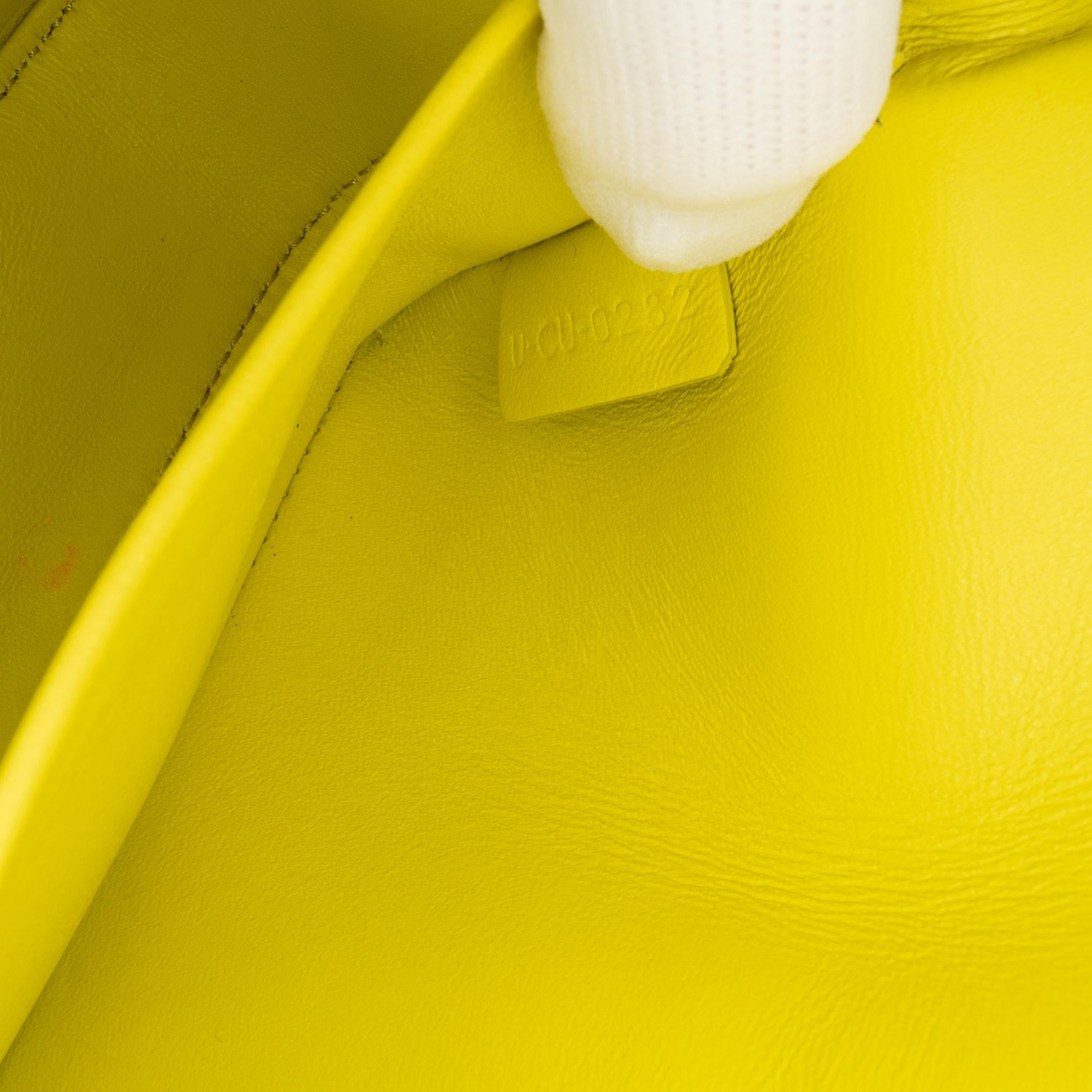 Celine Triomphe Calfskin Cuir Chain Shoulder Bag