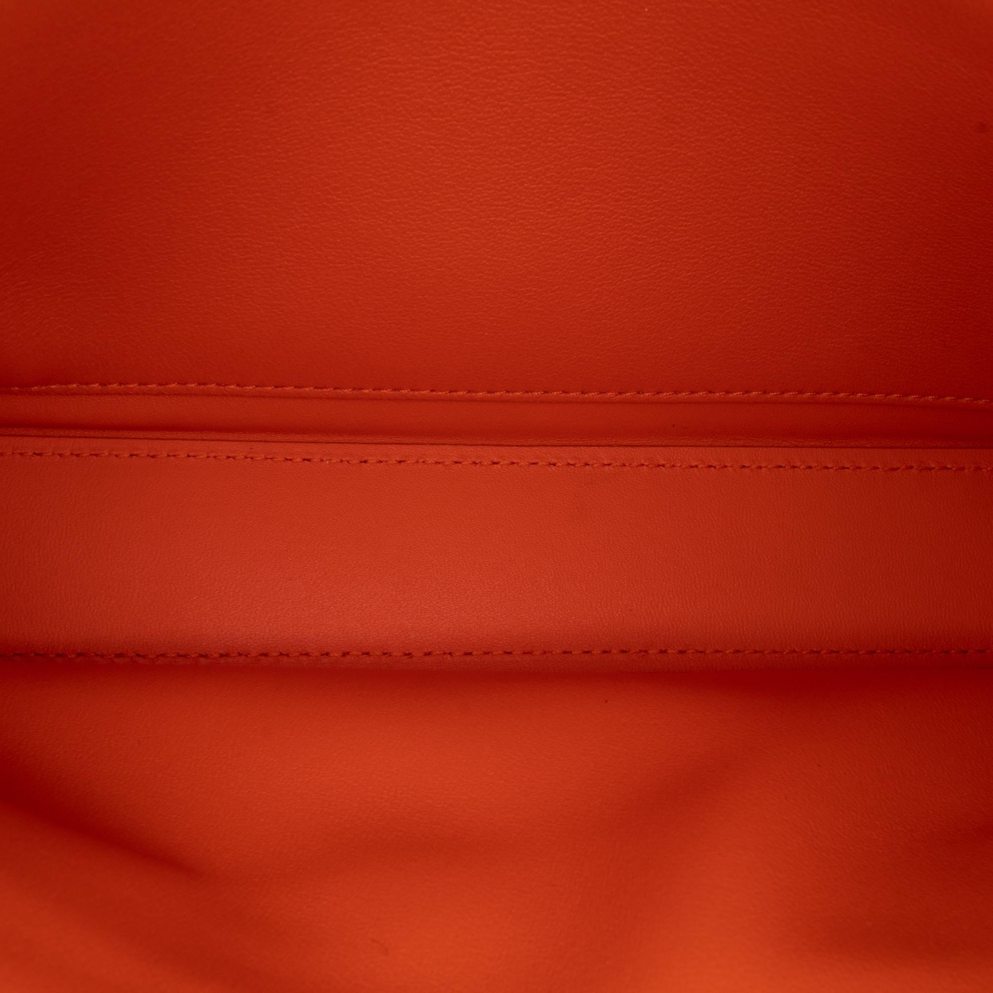 Celine Triomphe Calfskin Cuir Chain Shoulder Bag