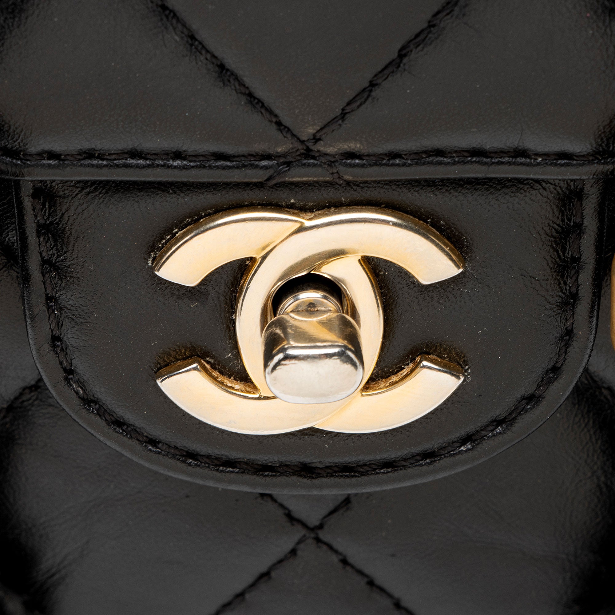Chanel Aged Calfskin Mini City School Flap Bag