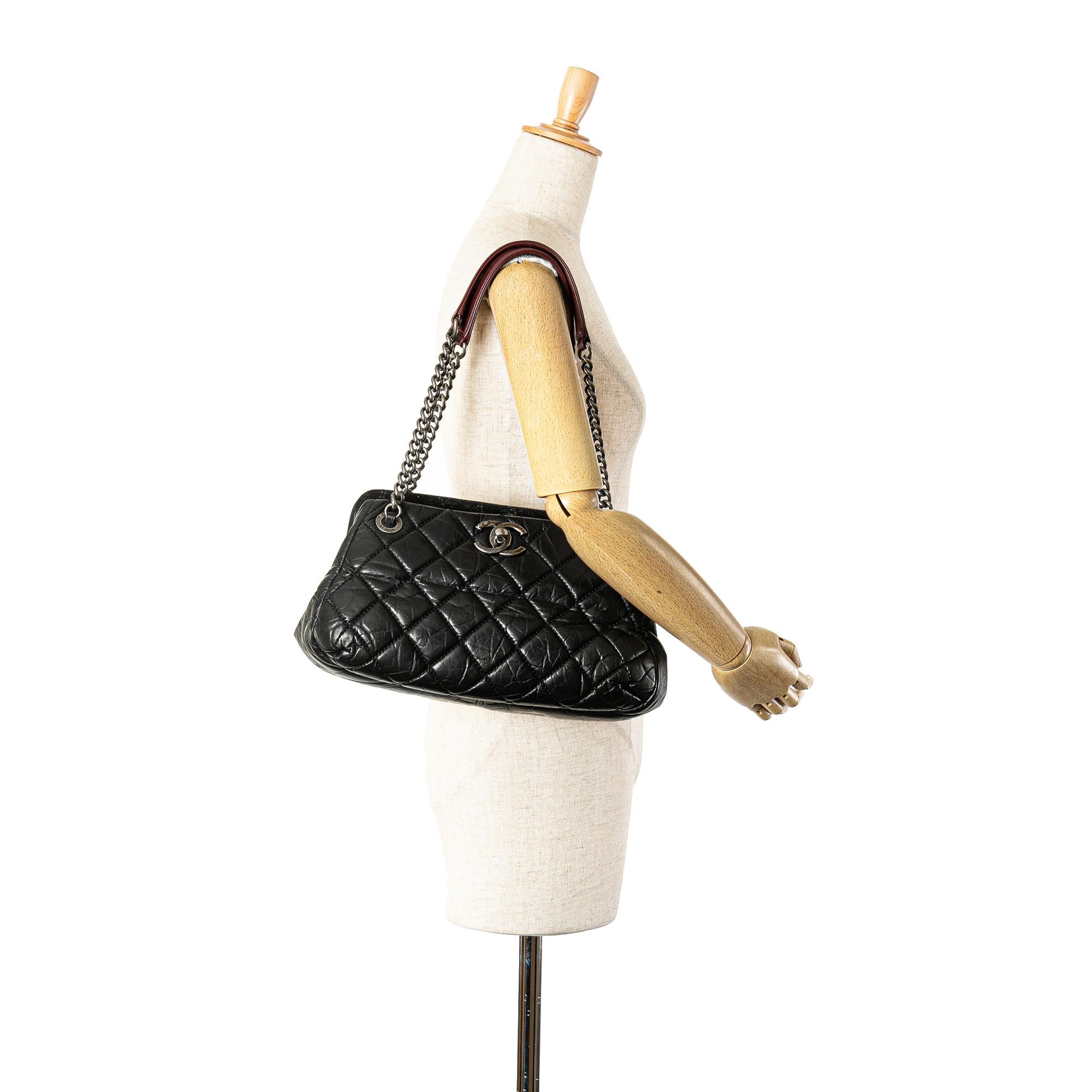 Chanel Aged Calfskin Portobello Bowler Bag