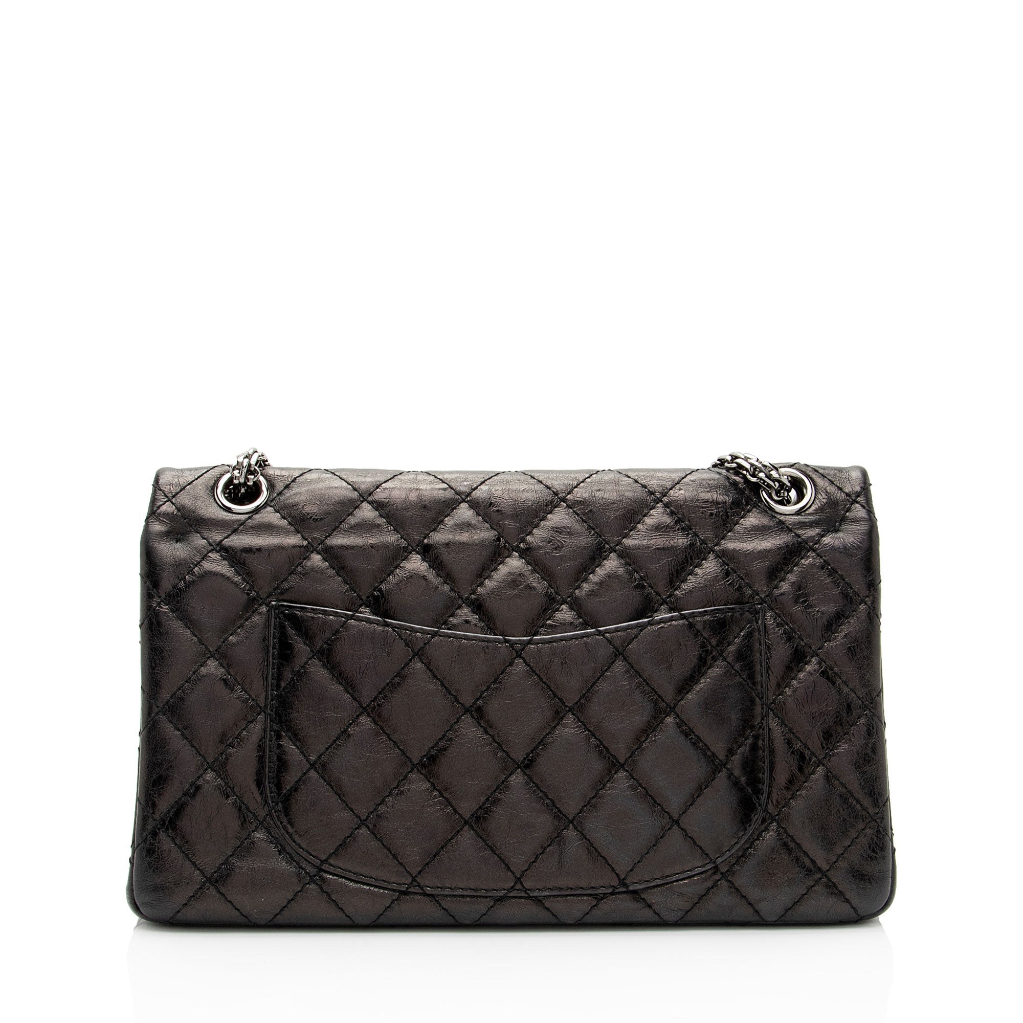 Chanel Aged Calfskin Reissue 225 Double Flap Shoulder Bag (SHF-wB1PQ1)