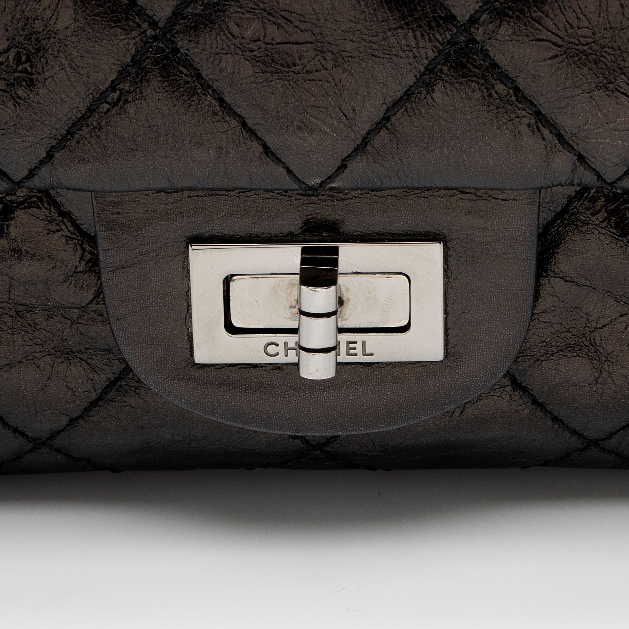 Chanel Aged Calfskin Reissue 225 Double Flap Shoulder Bag (SHF-wB1PQ1)