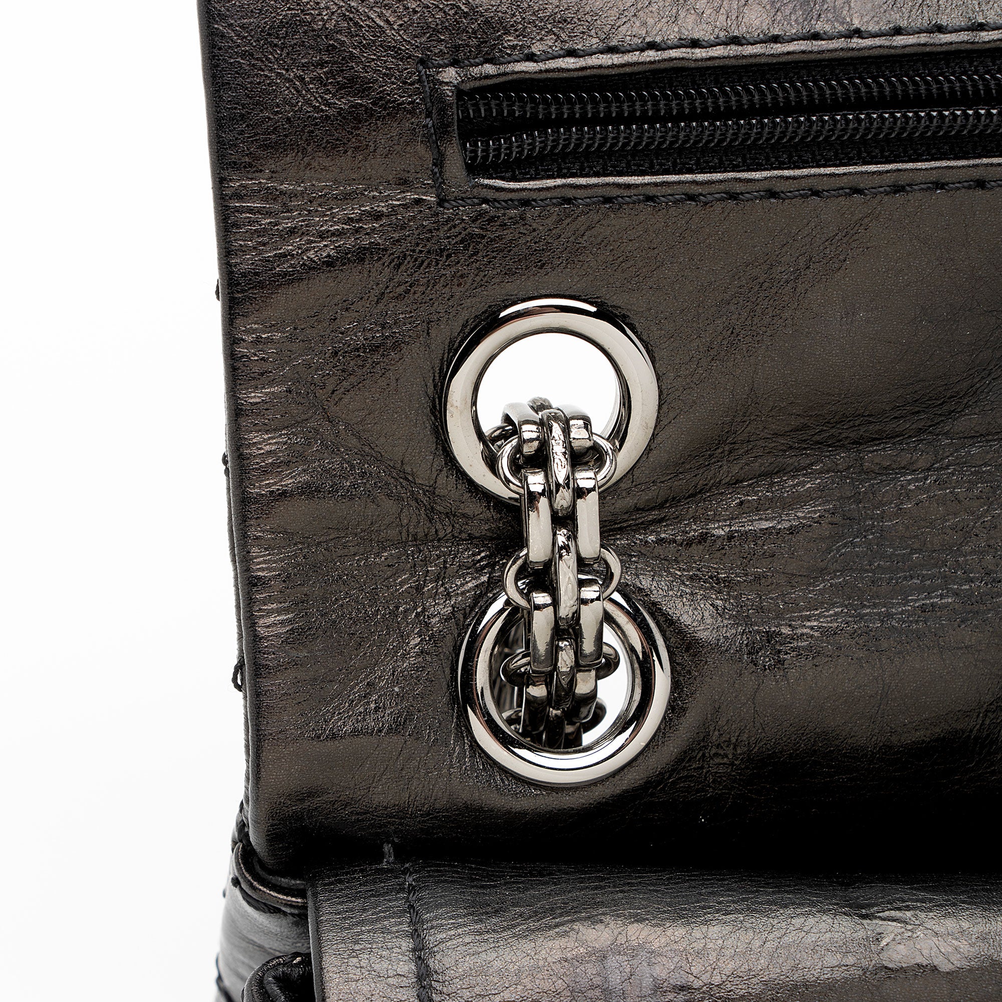 Chanel Aged Calfskin Reissue 225 Double Flap Shoulder Bag (SHF-wB1PQ1)