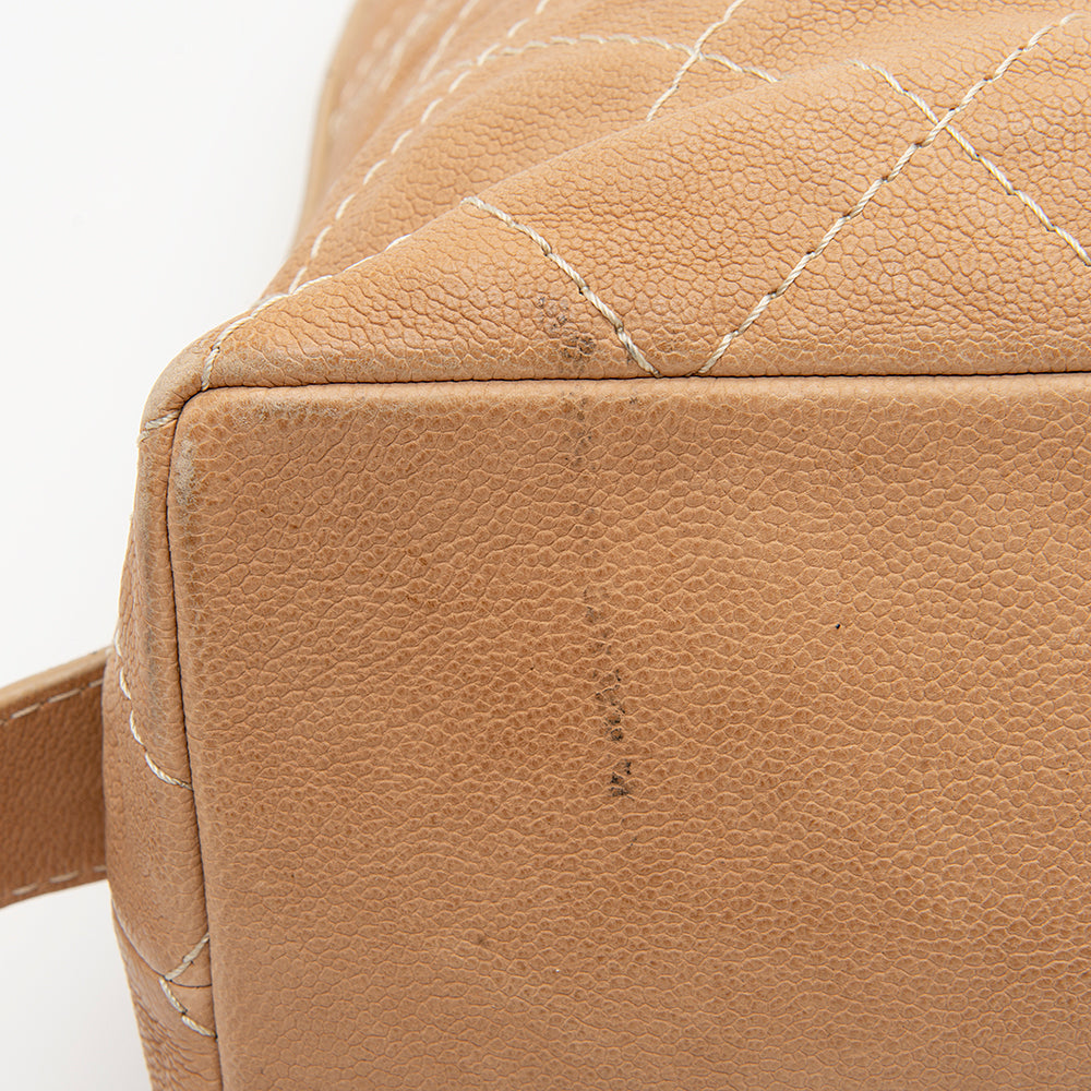 Chanel Aged Caviar Leather Boy Hobo (SHF-12818)