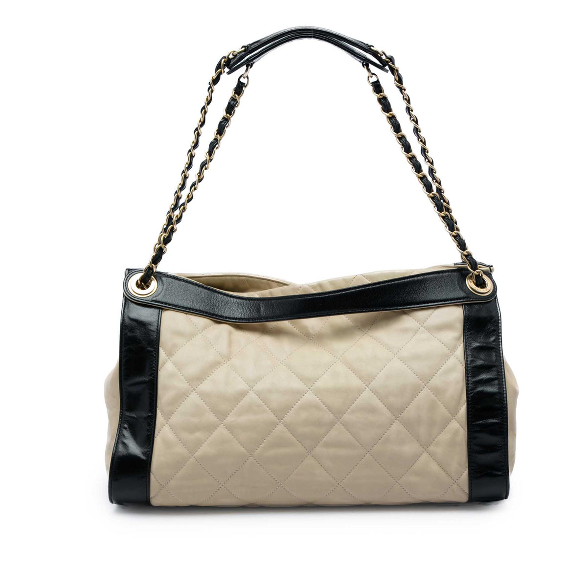 Chanel Bicolor Quilted Lambskin In The Mix Tote