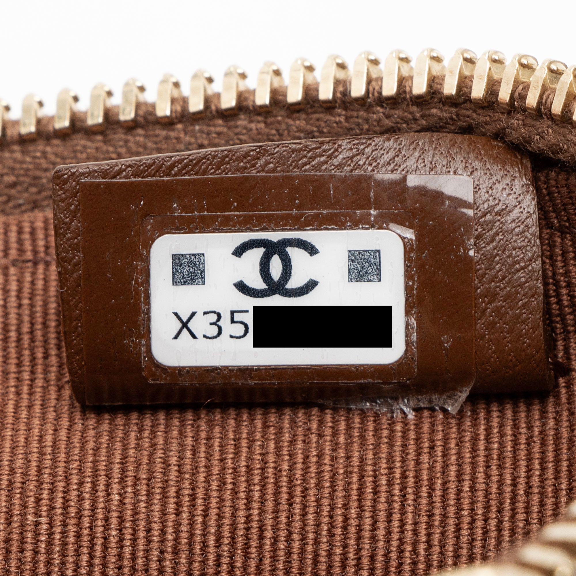 Chanel Braided Raffia Slim Vanity Case Top Handle