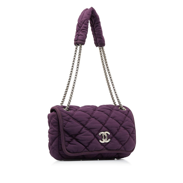 Chanel Bubble Quilt Shoulder Bag Black Lambskin ref.733695 - Joli Closet