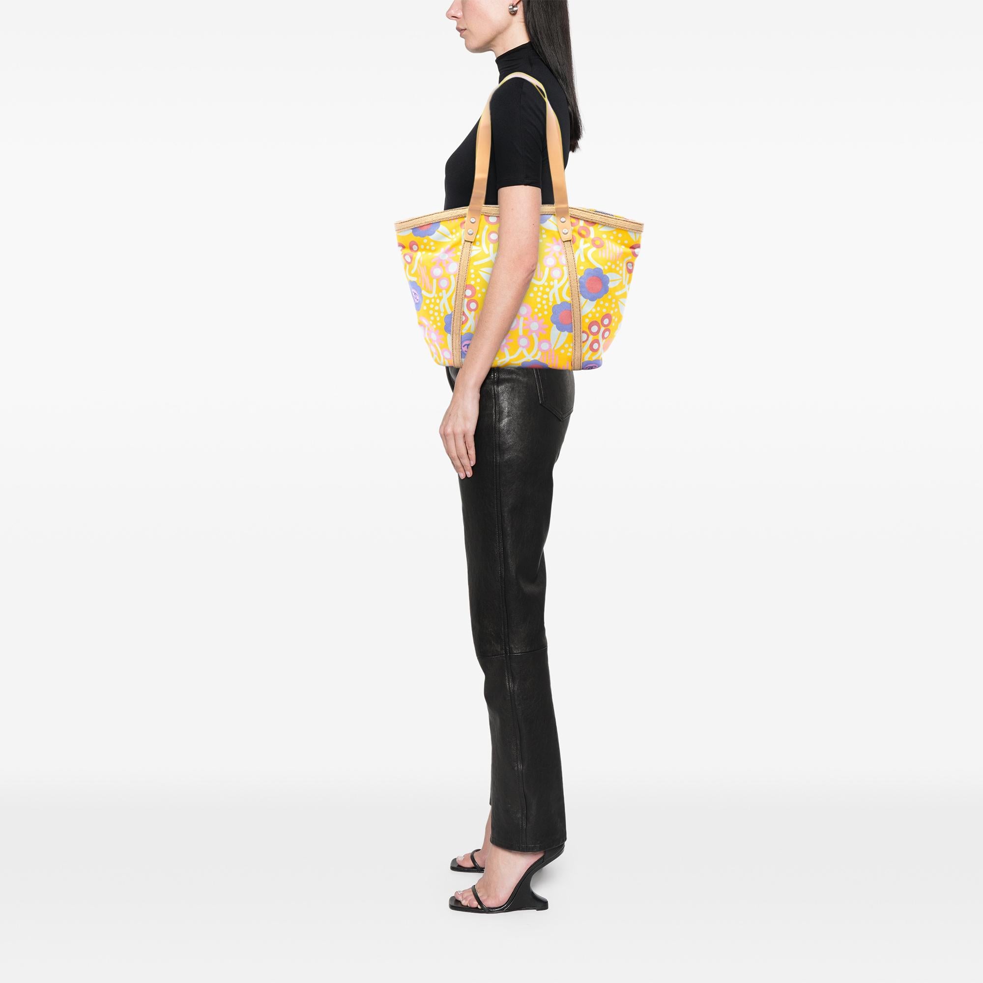 Chanel CC Canvas High Summer Flower Tote