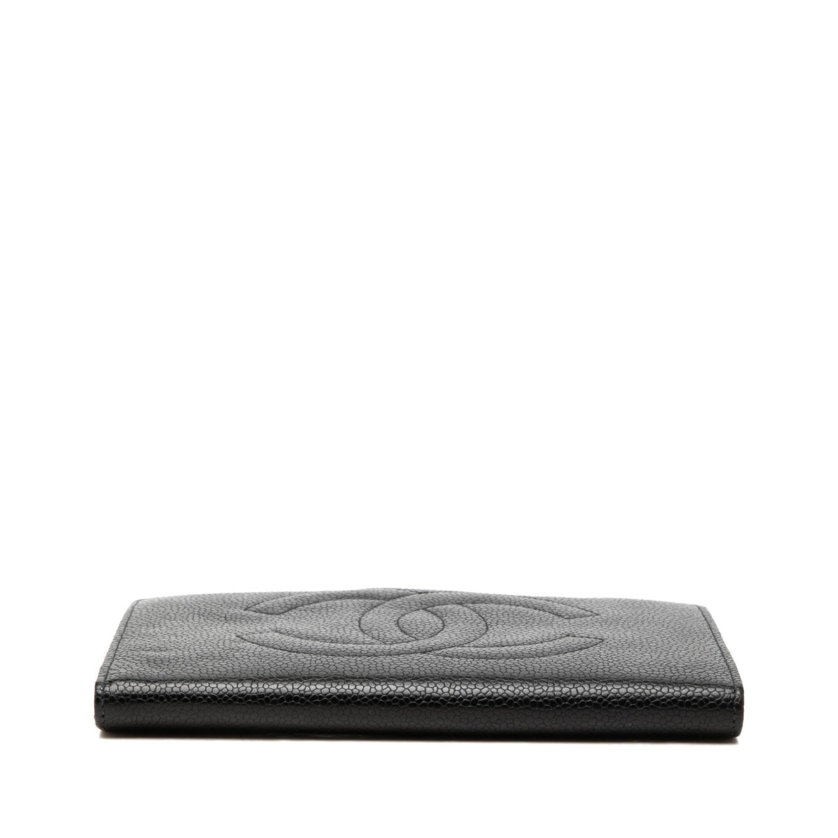 Chanel CC Caviar French Long Wallet
