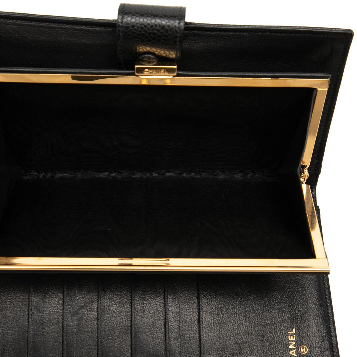 Chanel CC Caviar French Long Wallet