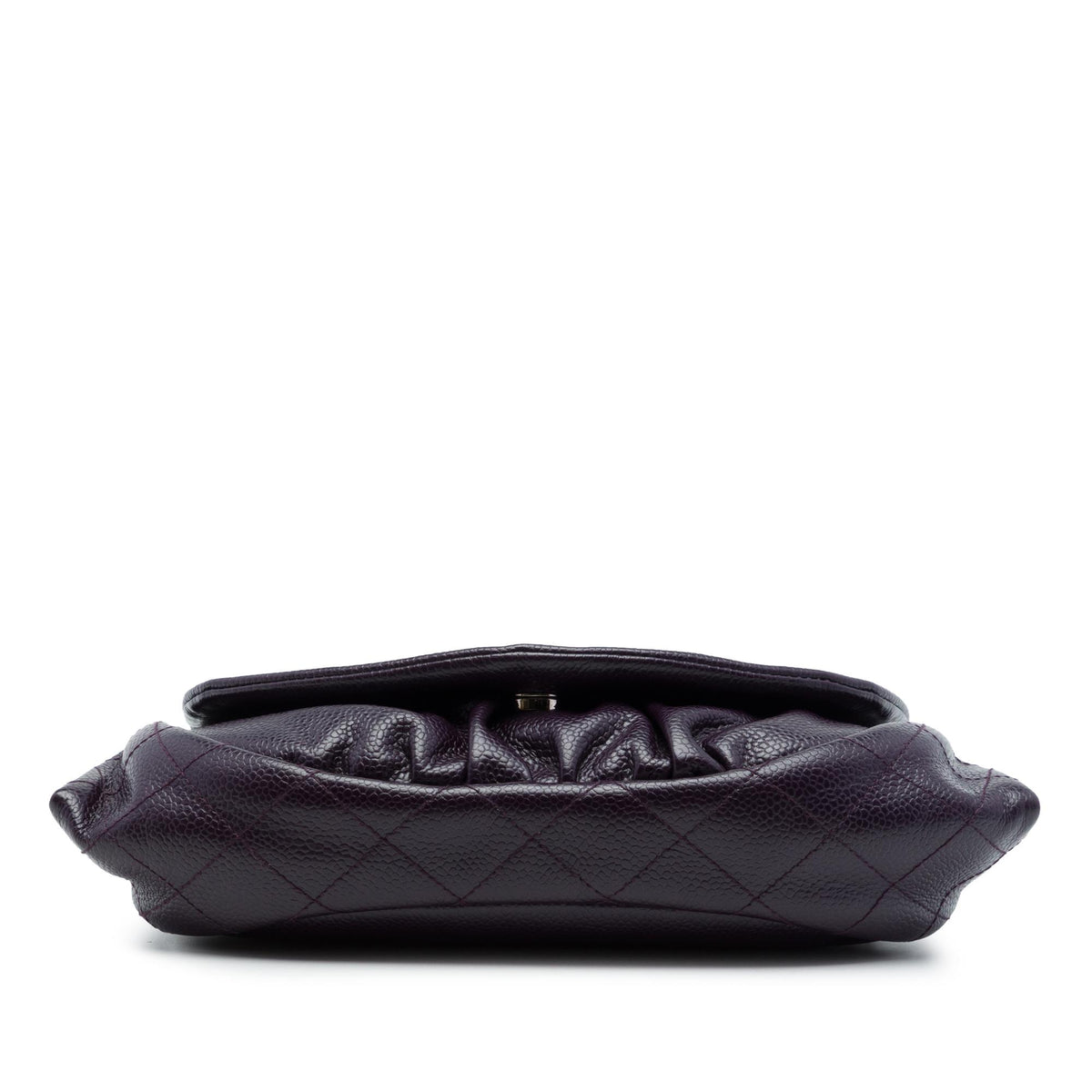 Chanel CC Caviar Half Moon Wallet on Chain