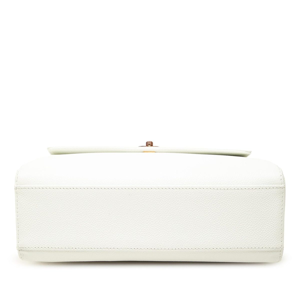 Chanel CC Caviar Kelly Wood Top Handle Bag