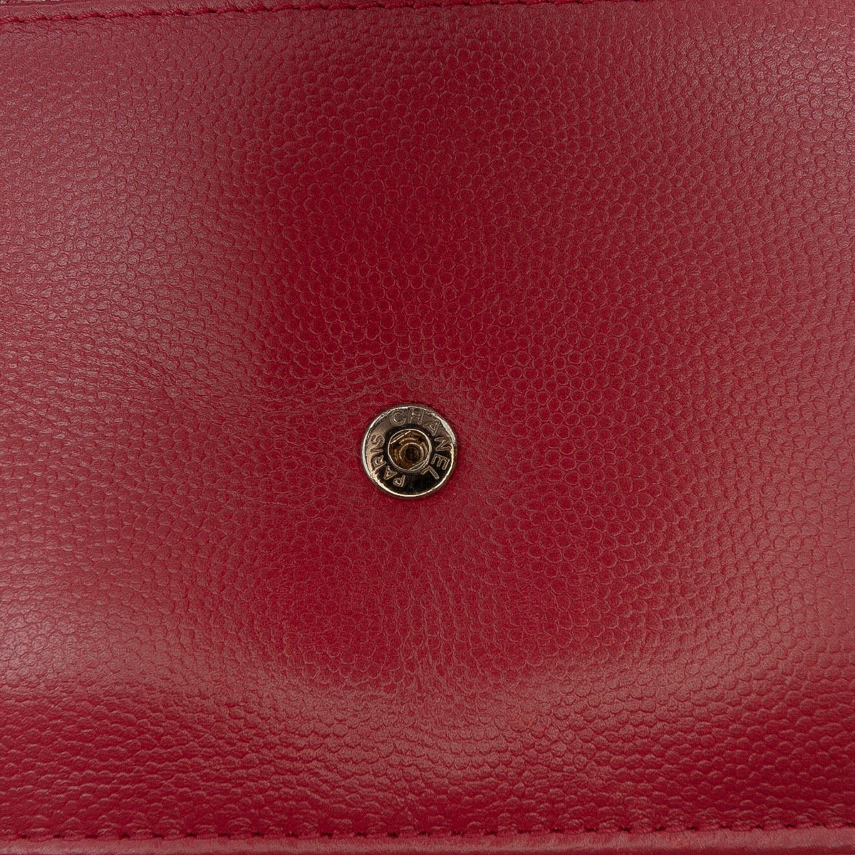 Chanel CC Caviar Sevruga Wallet On Chain