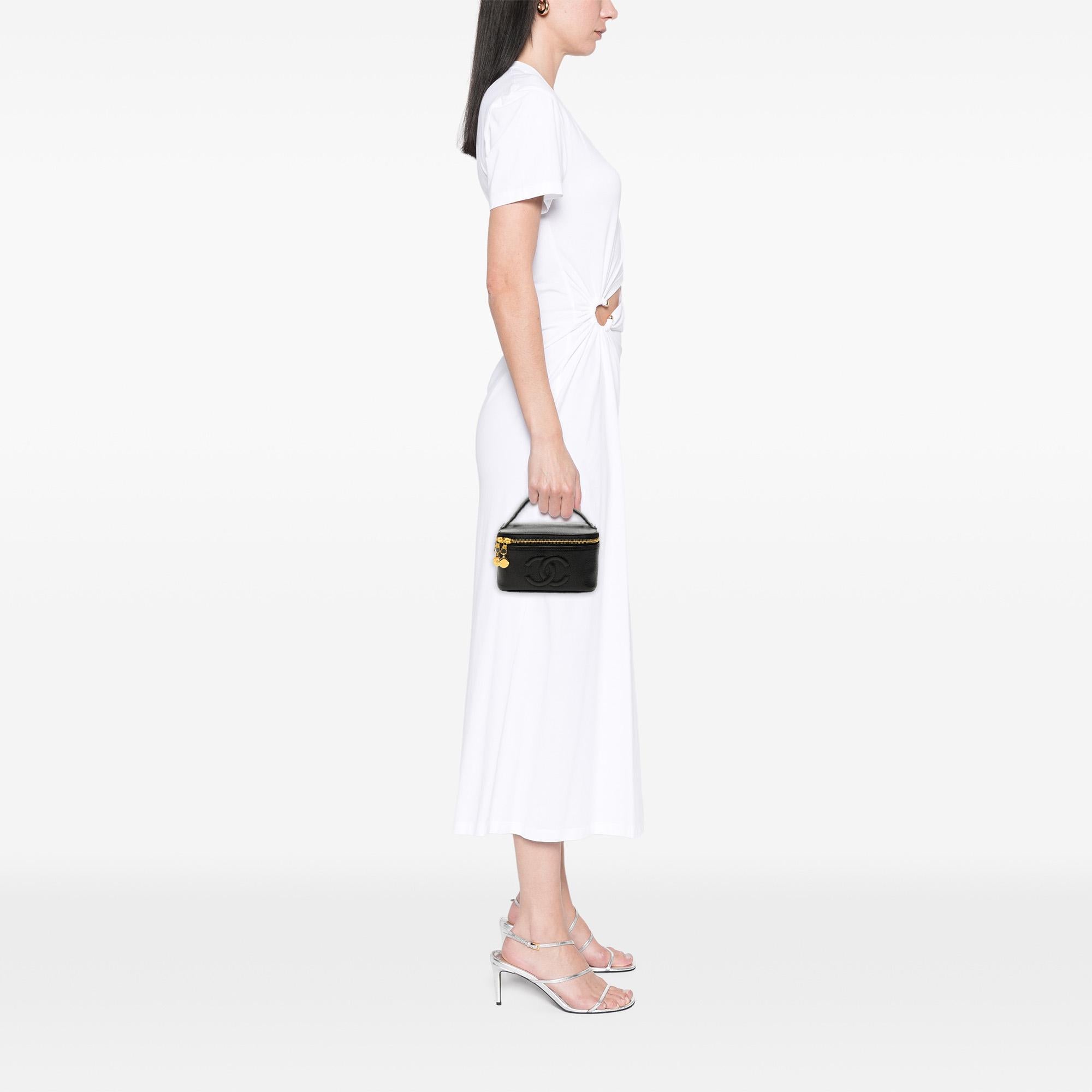 Chanel CC Caviar Vanity Bag