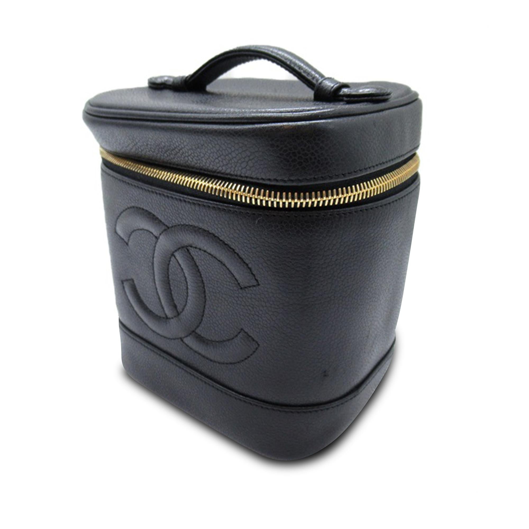 Chanel CC Caviar Vanity Case (SHG-ItNMft)
