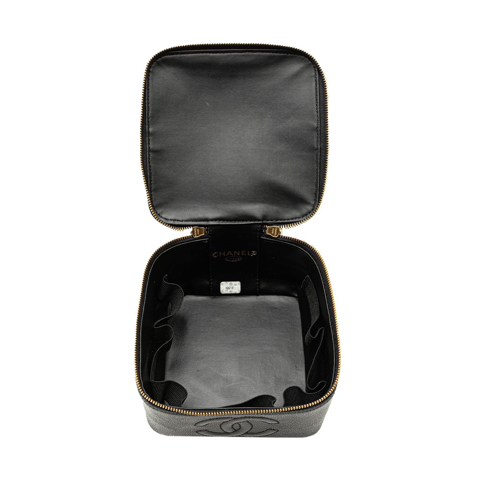 Chanel CC Caviar Vanity Case